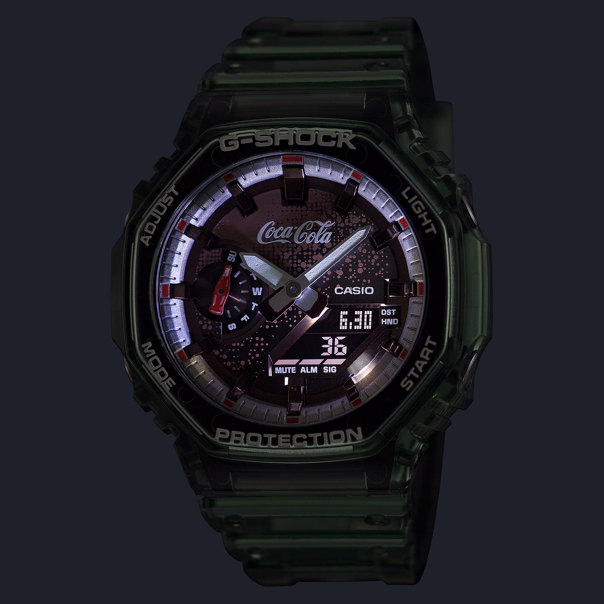Casio Herrenuhr G-Shock Classic Coca-Cola GA-2100CC-3AER
