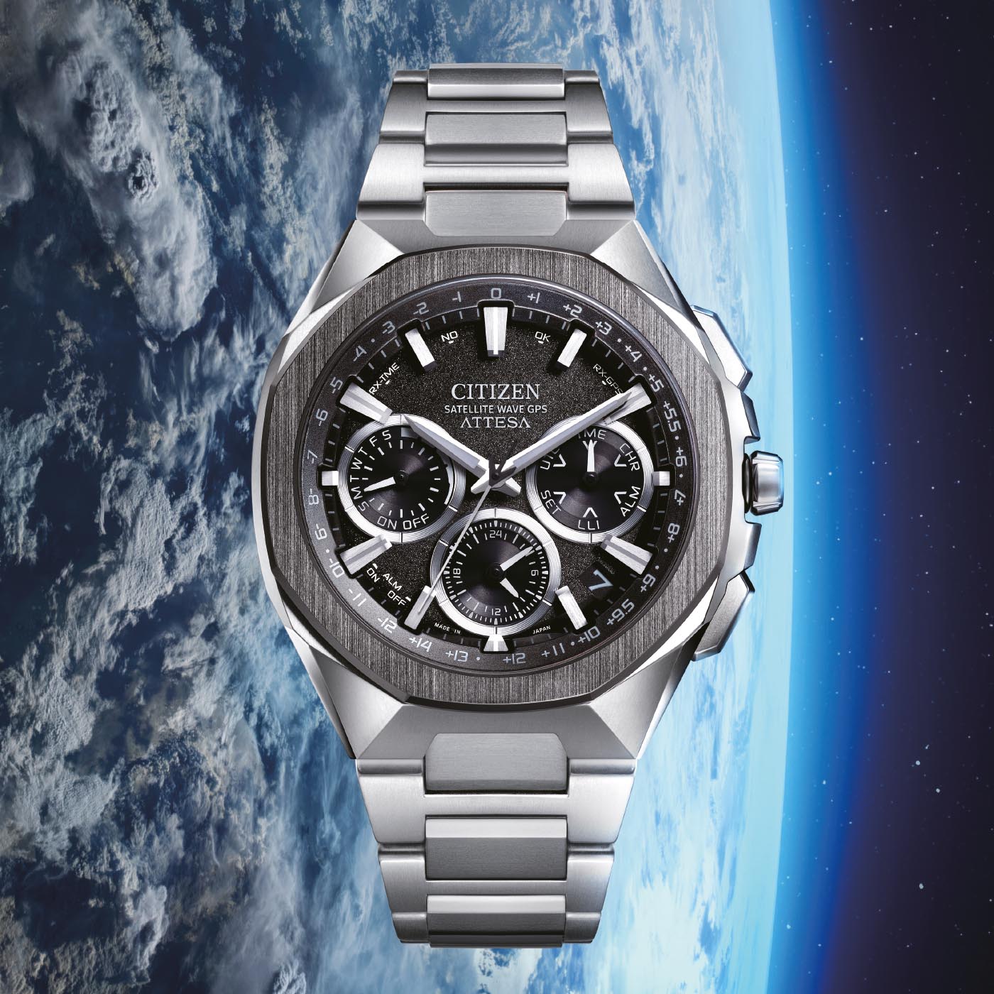 Citizen Attesa Satellite Wave GPS Herrenuhr CC4104-53E