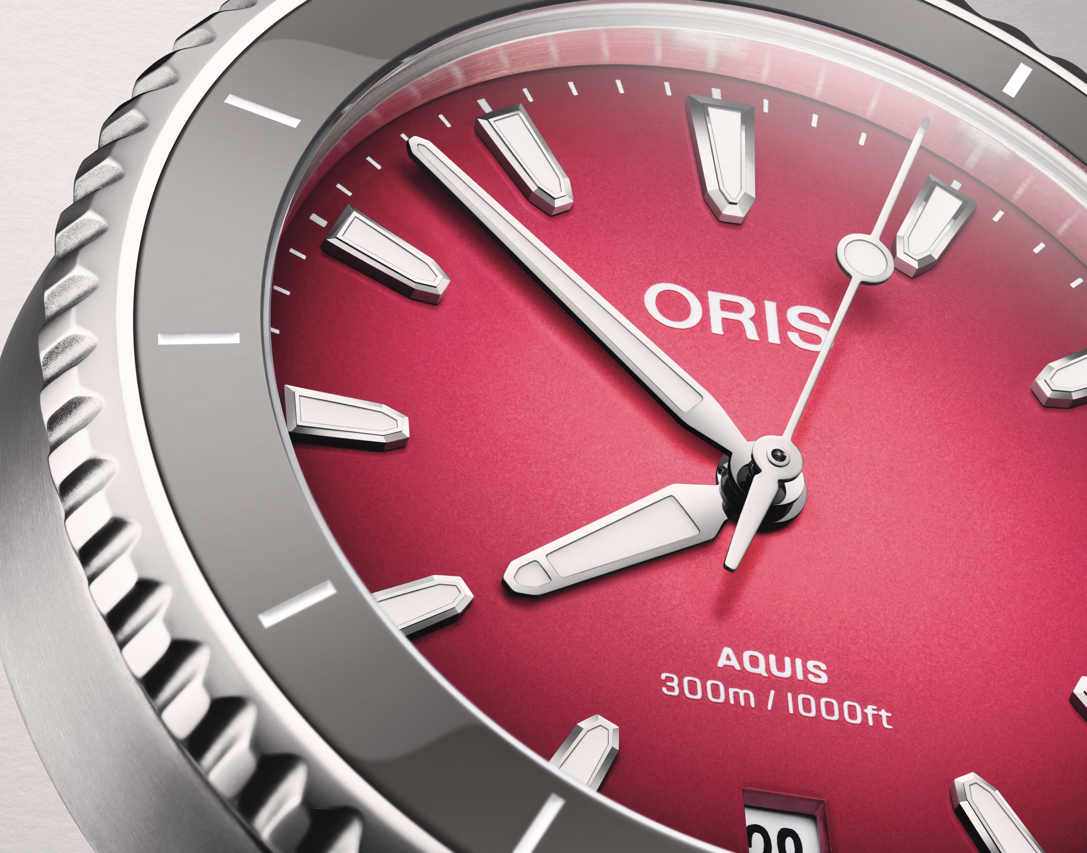 Oris Aquis Date Taste of Summer 36,5mm Rosa Damenuhr 01 733 7792 4158-07 8 19 05P