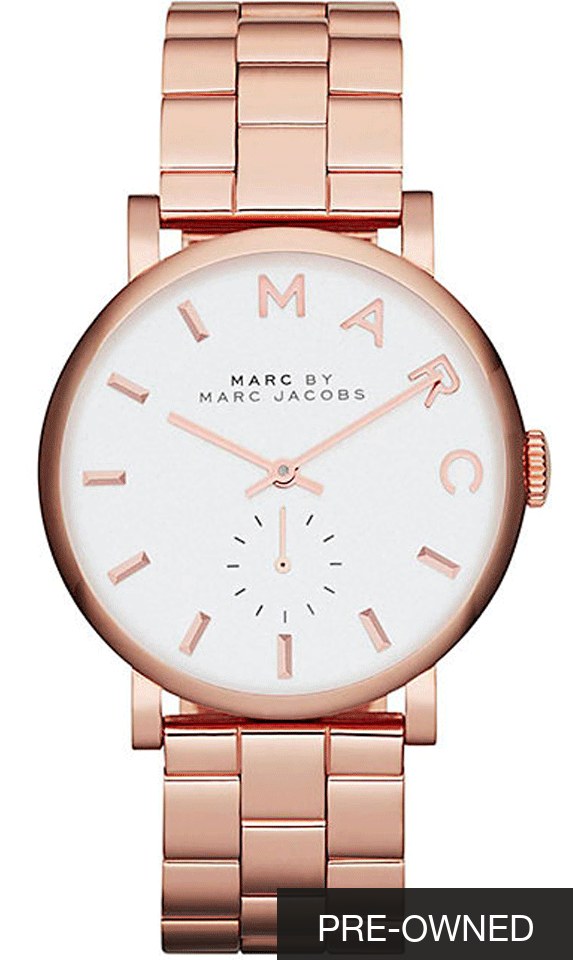 Pre-Owned · Marc Jacobs Damenuhr Baker roségold MBM3244