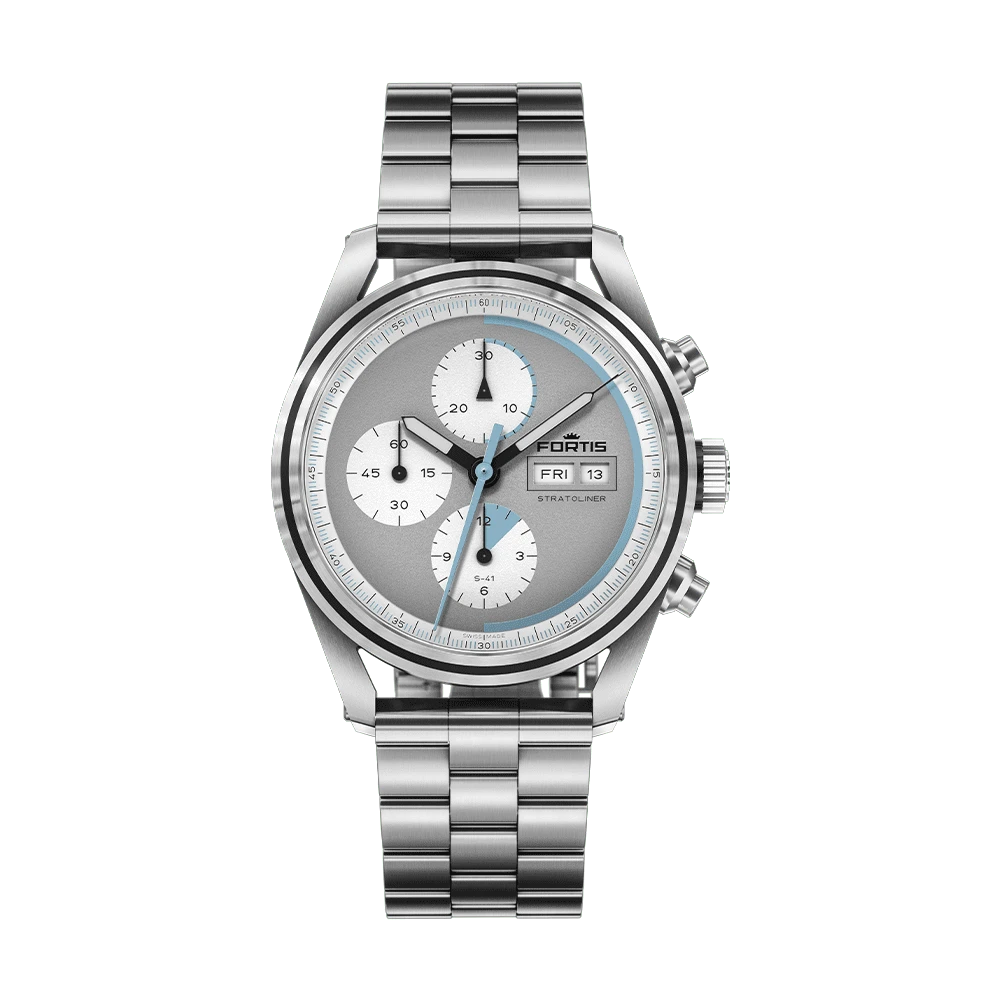 Fortis Stratoliner S-41 Cool Gray Herrenuhr F2340007