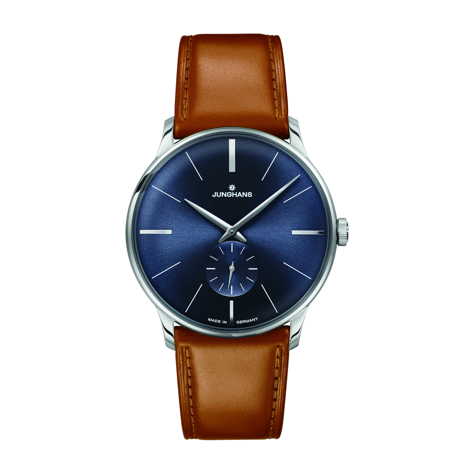 Junghans Meister Handaufzug Saphirglas Herrenuhr 027/3504.02
