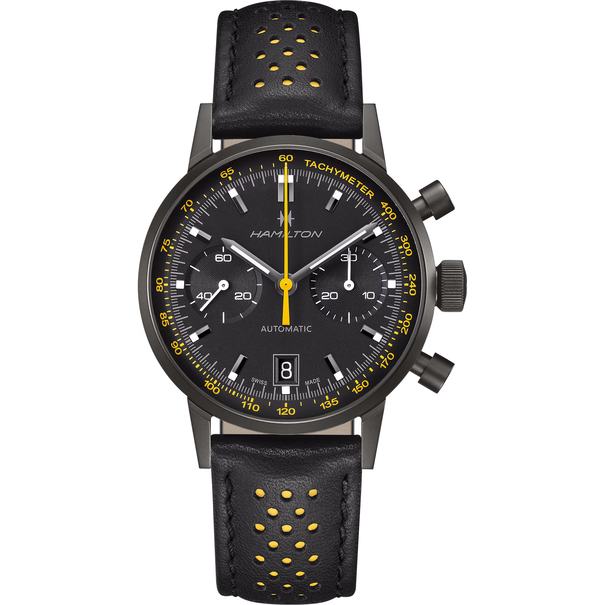 Hamilton Intra-Matic Auto Chrono 40 mm gelb H38446731