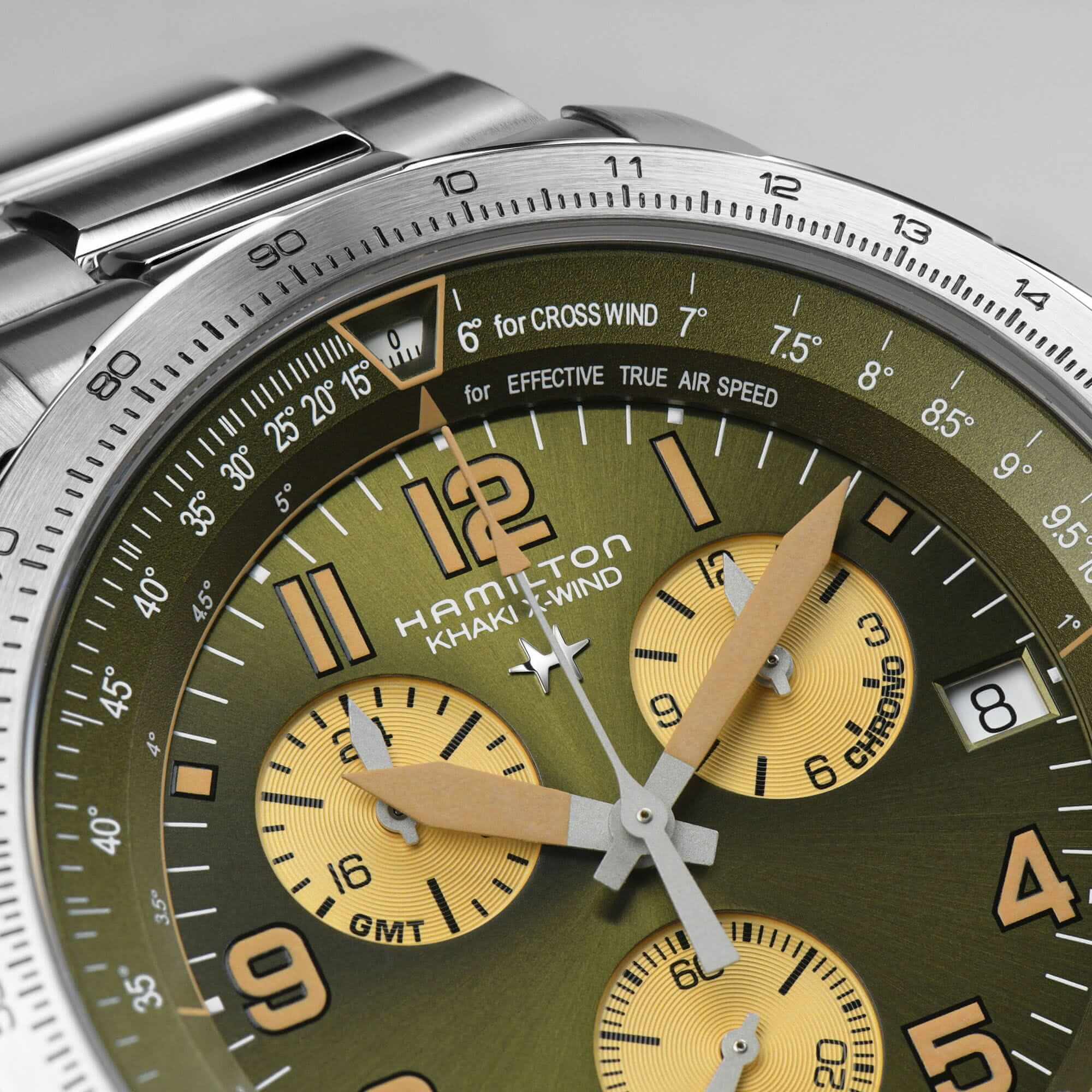 Hamilton Khaki Aviation GMT Chrono Quartz H77932160 Herrenuhr