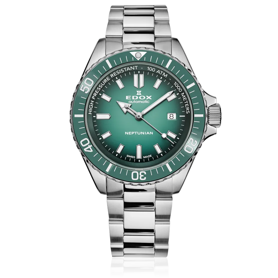 Edox Neptunian Herrenuhr 80120 3VM VDN1