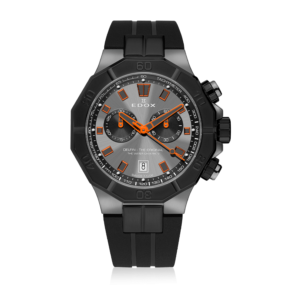 Edox Delfin The Original Chronograph Herrenuhr 10113 37GNCA GNO