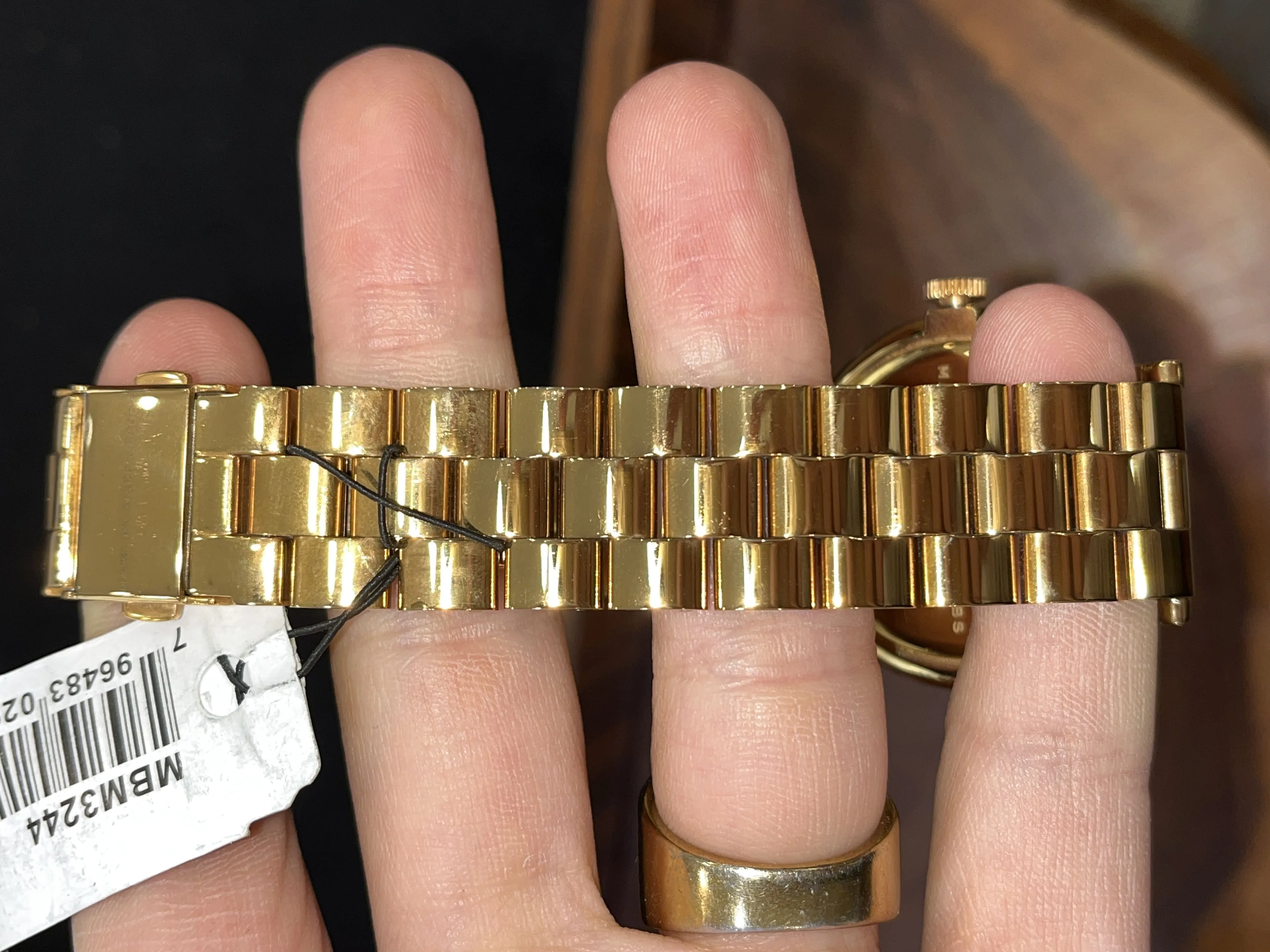 Pre-Owned Marc Jacobs Damenuhr Baker roségold MBM3244 