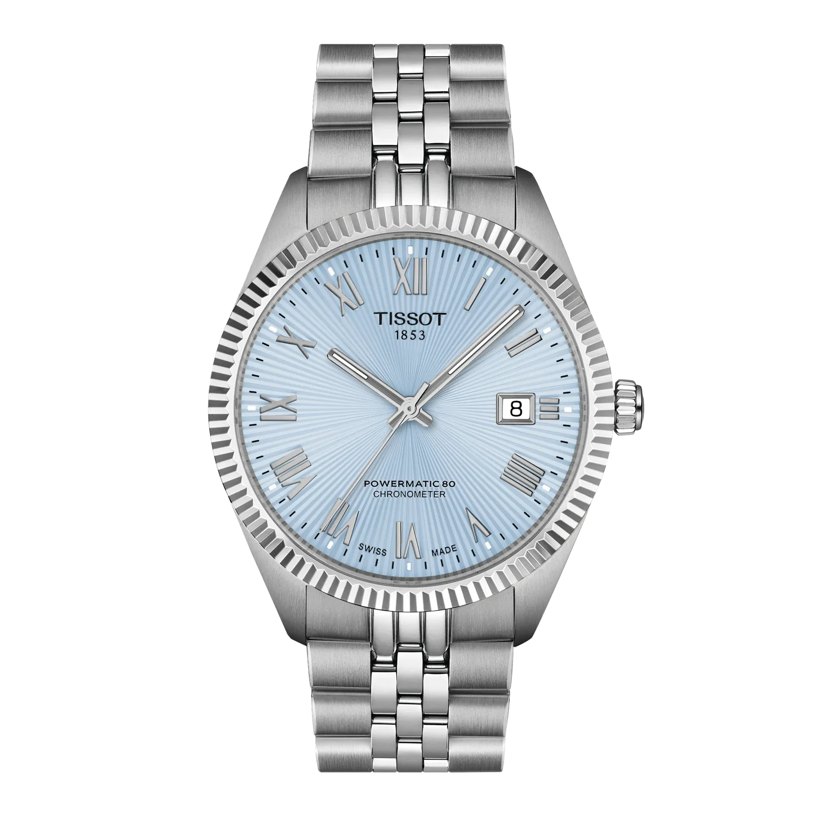 Tissot Ballade 39mm Edelstahl, Automatik, 80 Stunden Gangreserve Herrenuhr T156.408.11.353.00