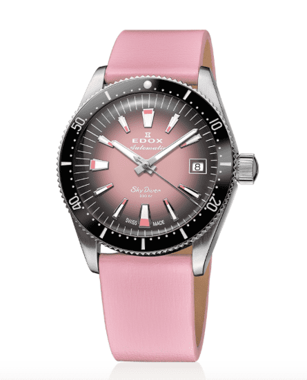 Edox SkyDiver 38 Date Automatic Special Edition Damenuhr 80131 3NC NDRO