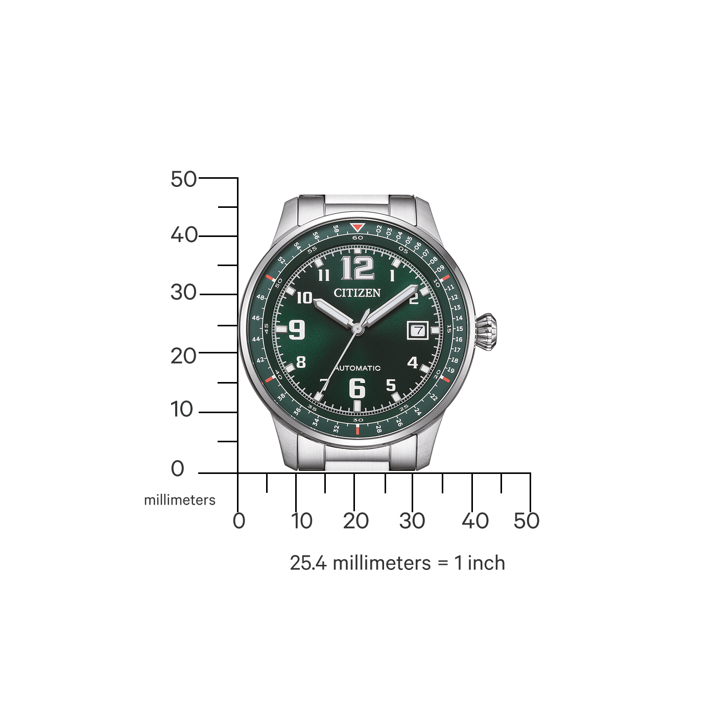 Citizen Urban Military Automatik Herrenuhr NJ0190-51X