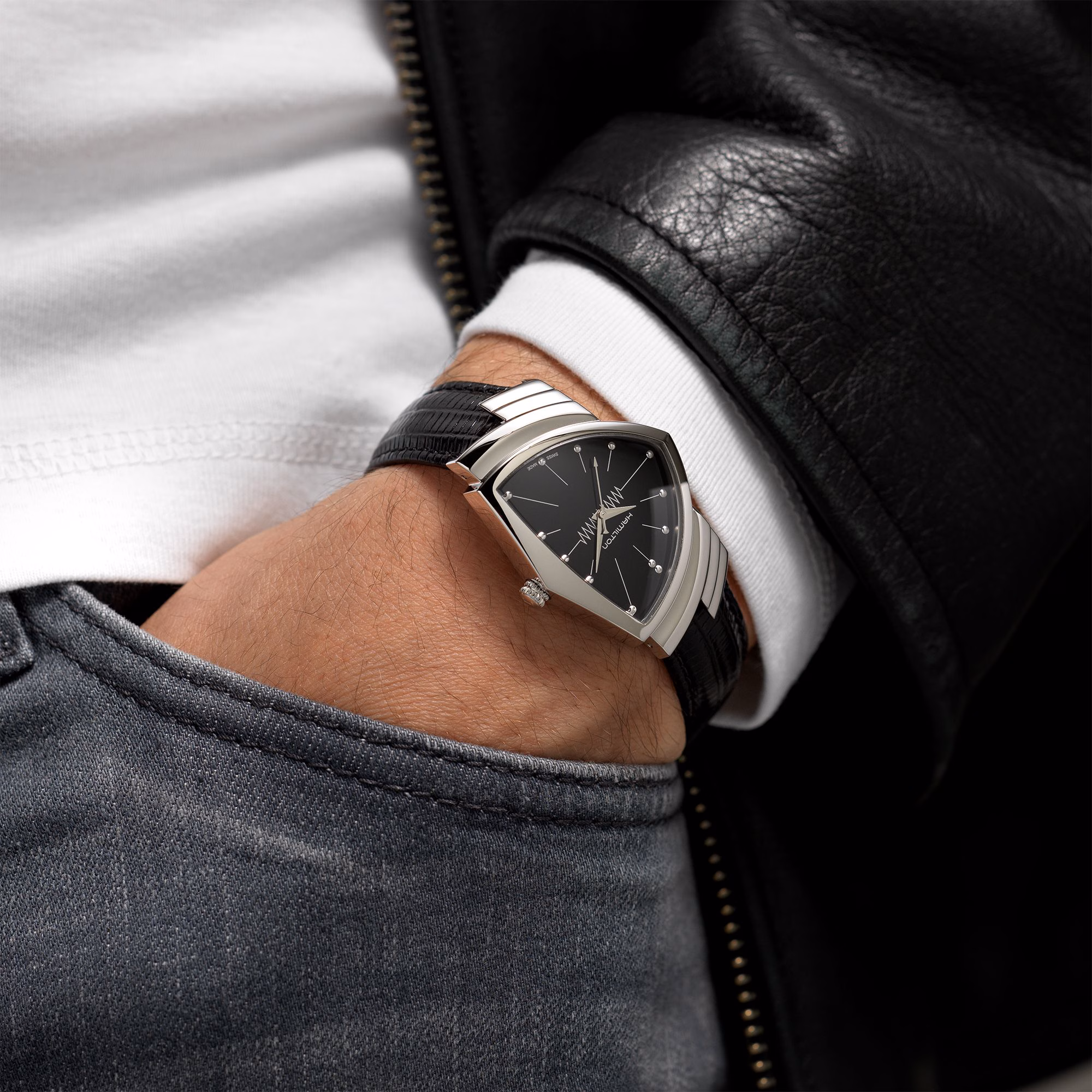 Hamilton Ventura Quartz H24411732 Herrenuhr