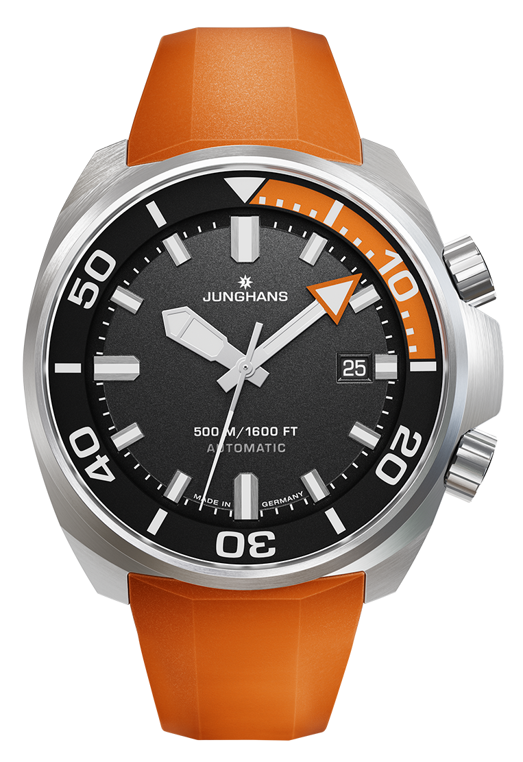 Junghans Aquaris Diver, Taucheruhr bis 50 bar, Automatikwerk Herrenuhr 27/4668.44