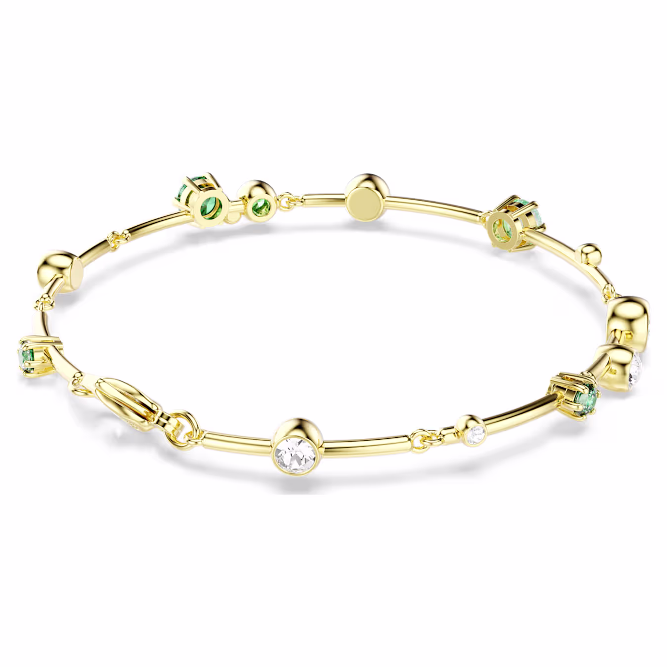 Swarovski  Constella Armband Verschiedene Schliffe, Grün, 18k vergoldet
