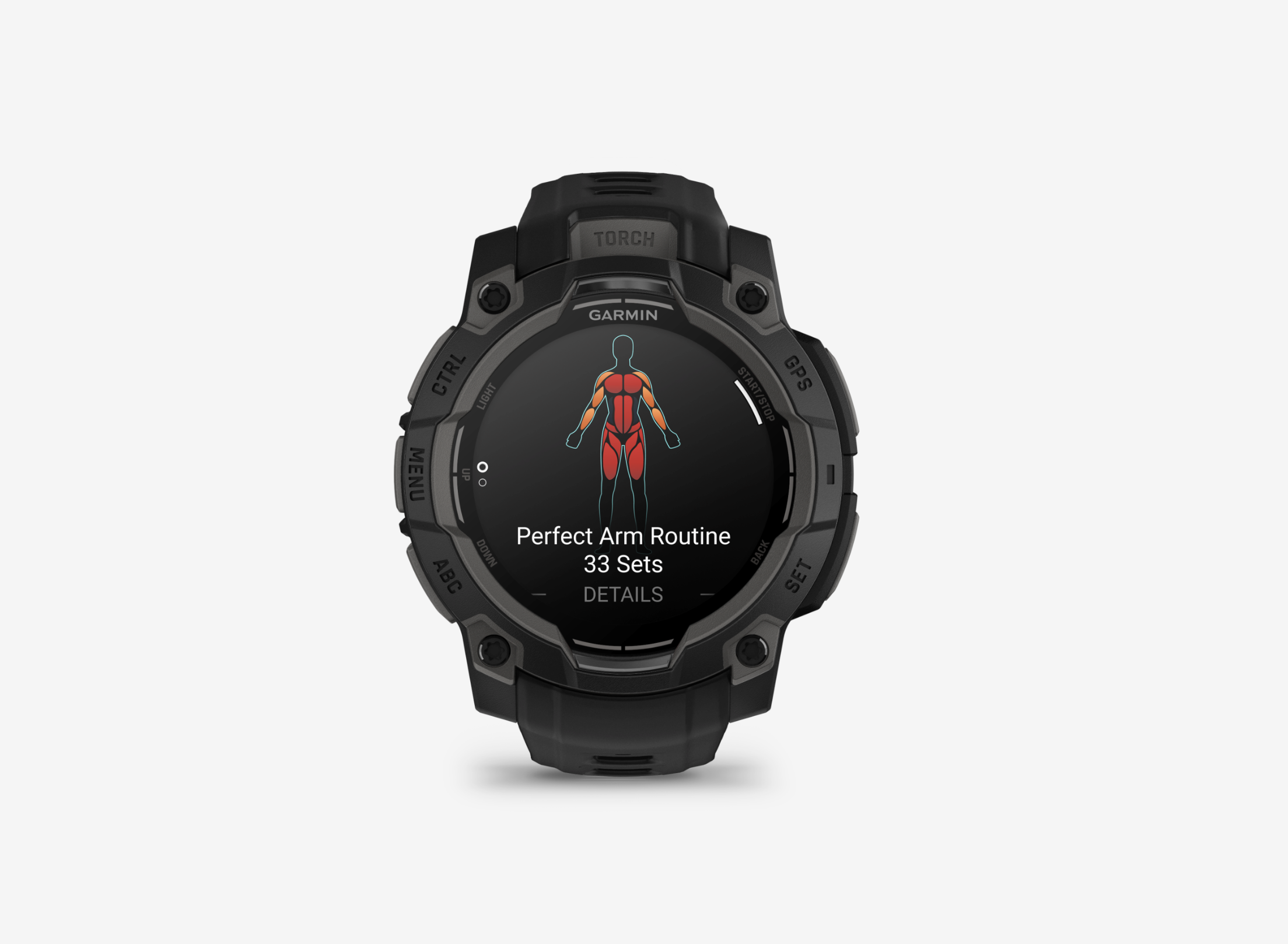  Garmin Instinct® 3 AMOLED 010-02936-00 - 45 mm Schwarz mit Silikon-Wechselarmband 22 mm Schwarz