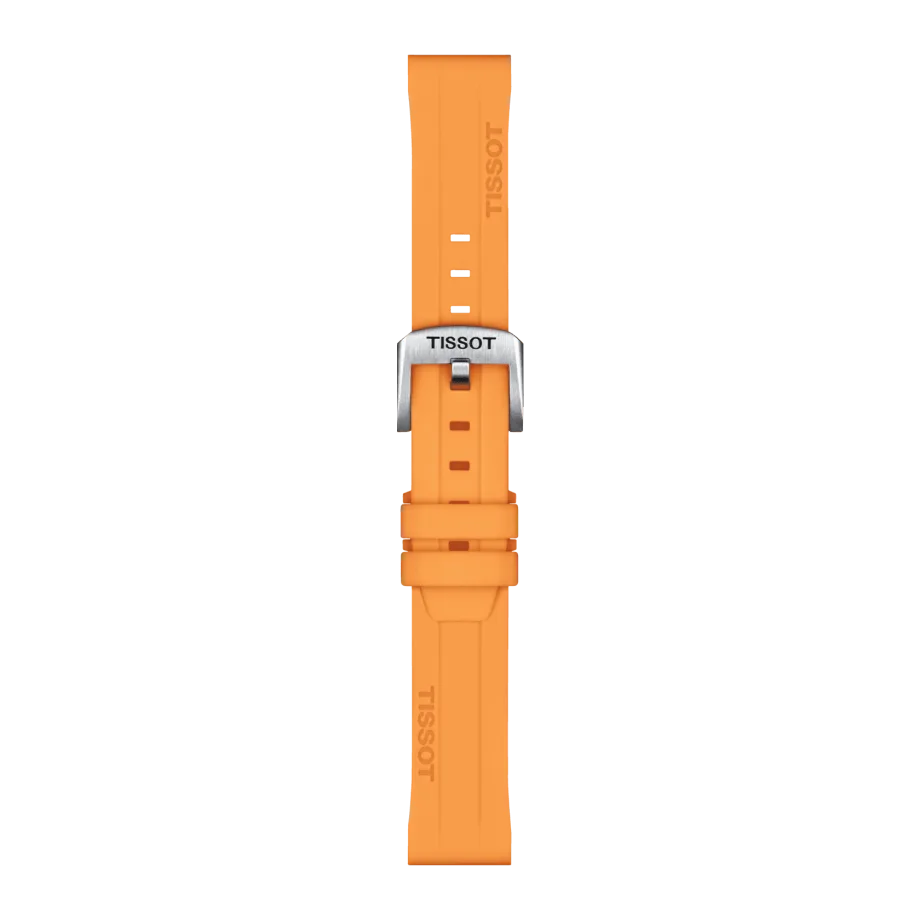 Tissot Ersatzarmband Silikon orange