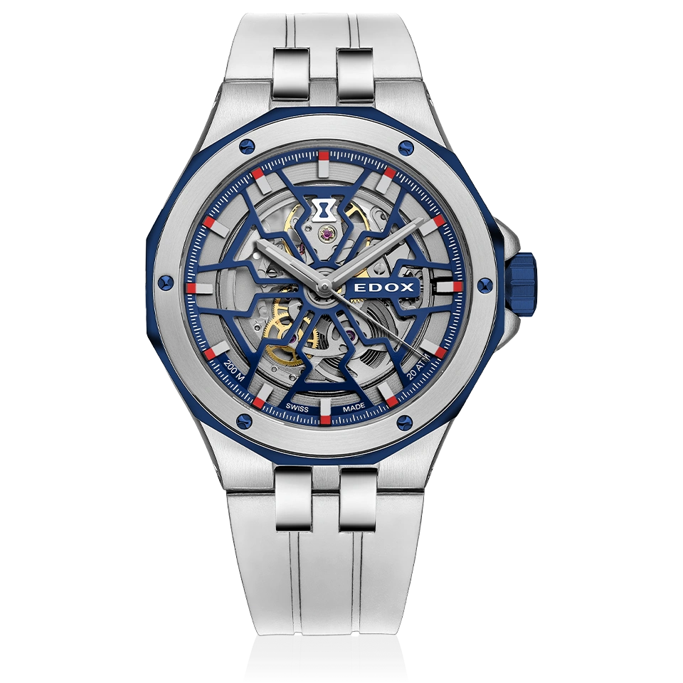 Edox Delfin Mecano Herrenuhr 85303 357BUCAB BUIRB