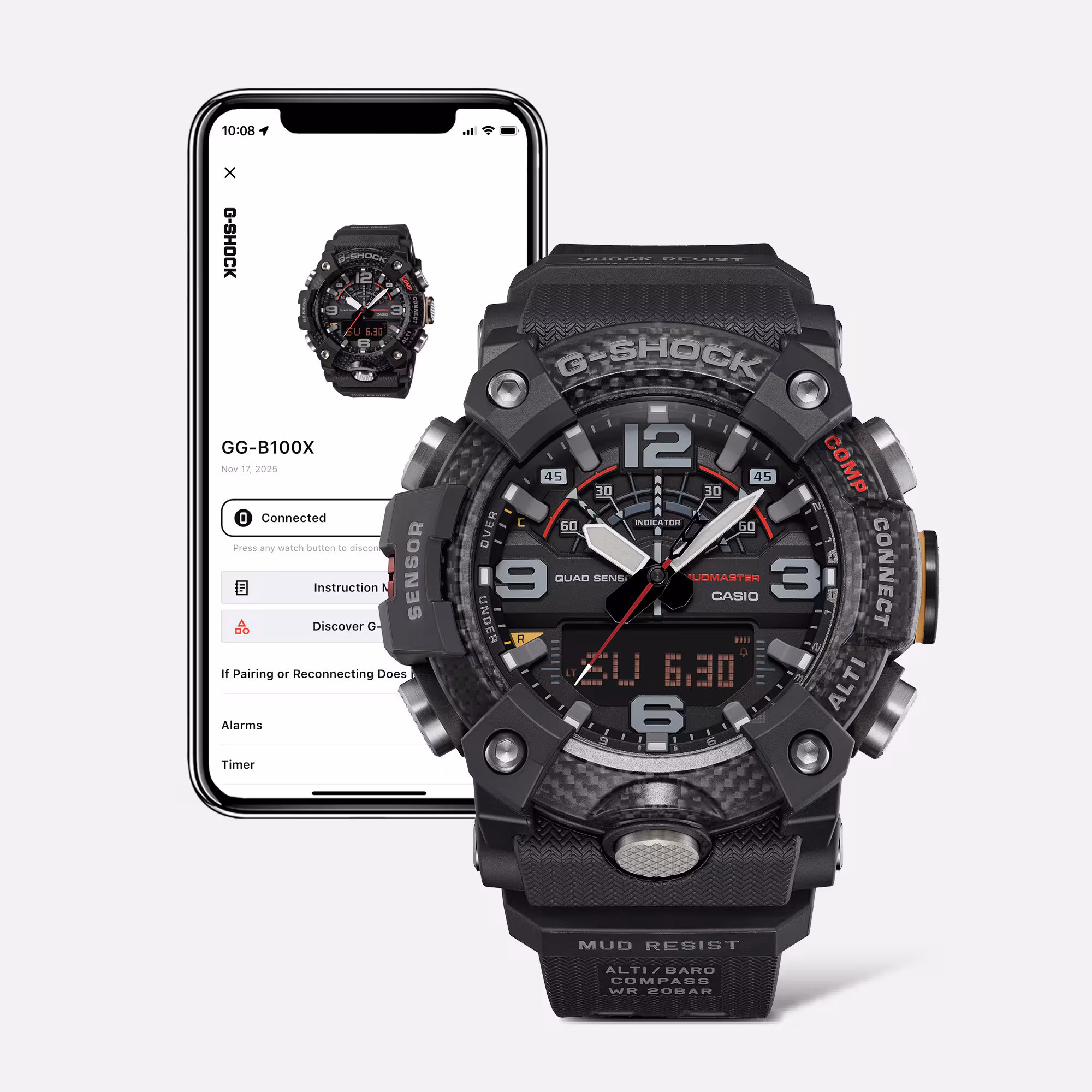G-Shock MASTER OF G MUDMASTER Herrenuhr GG-B100X-1AER