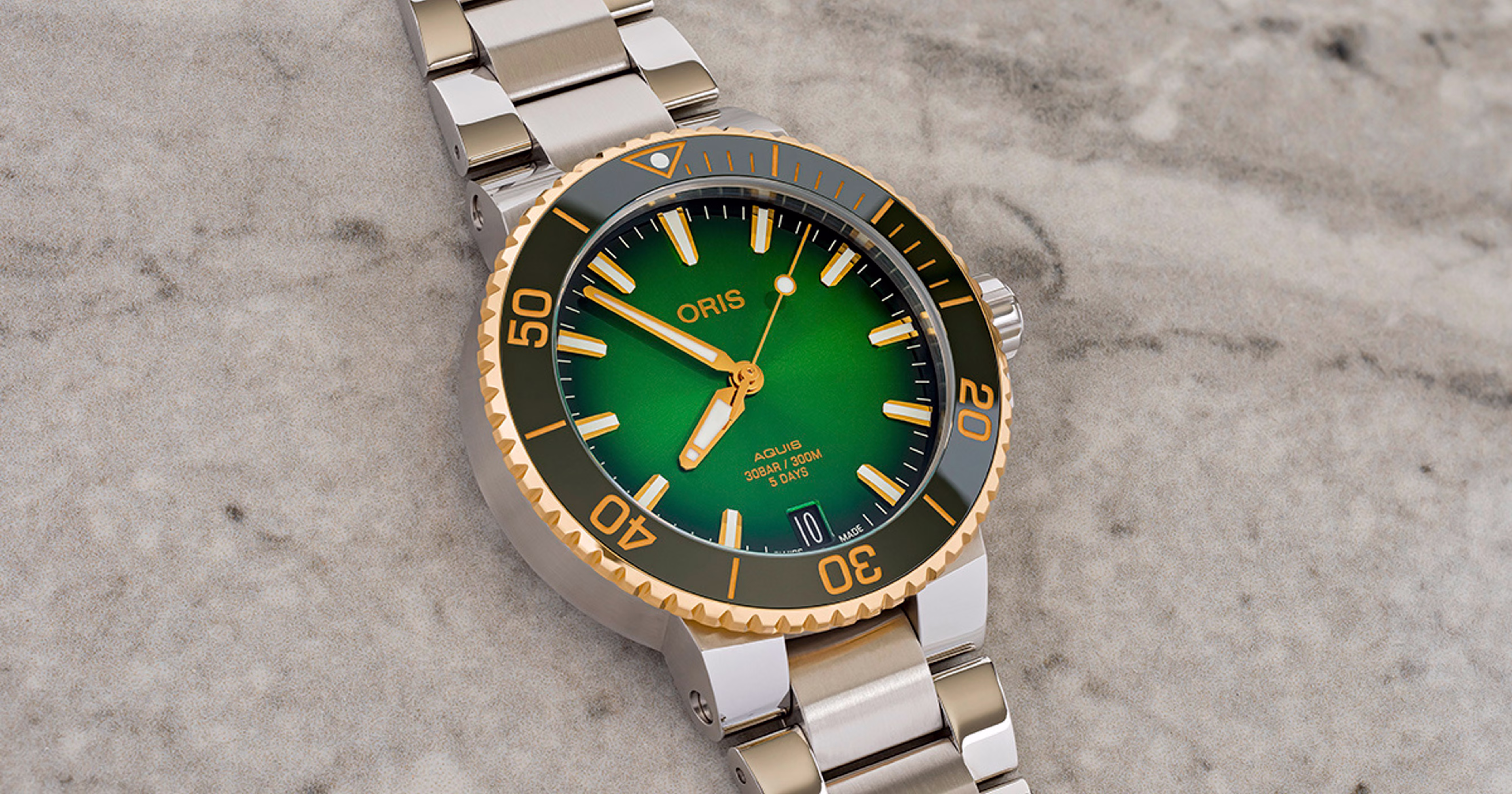 Oris Aquis Date Calibre 400 41,5mm  Taucheruhr Herrenuhr 01 400 7769 6357-07 8 22 09PE