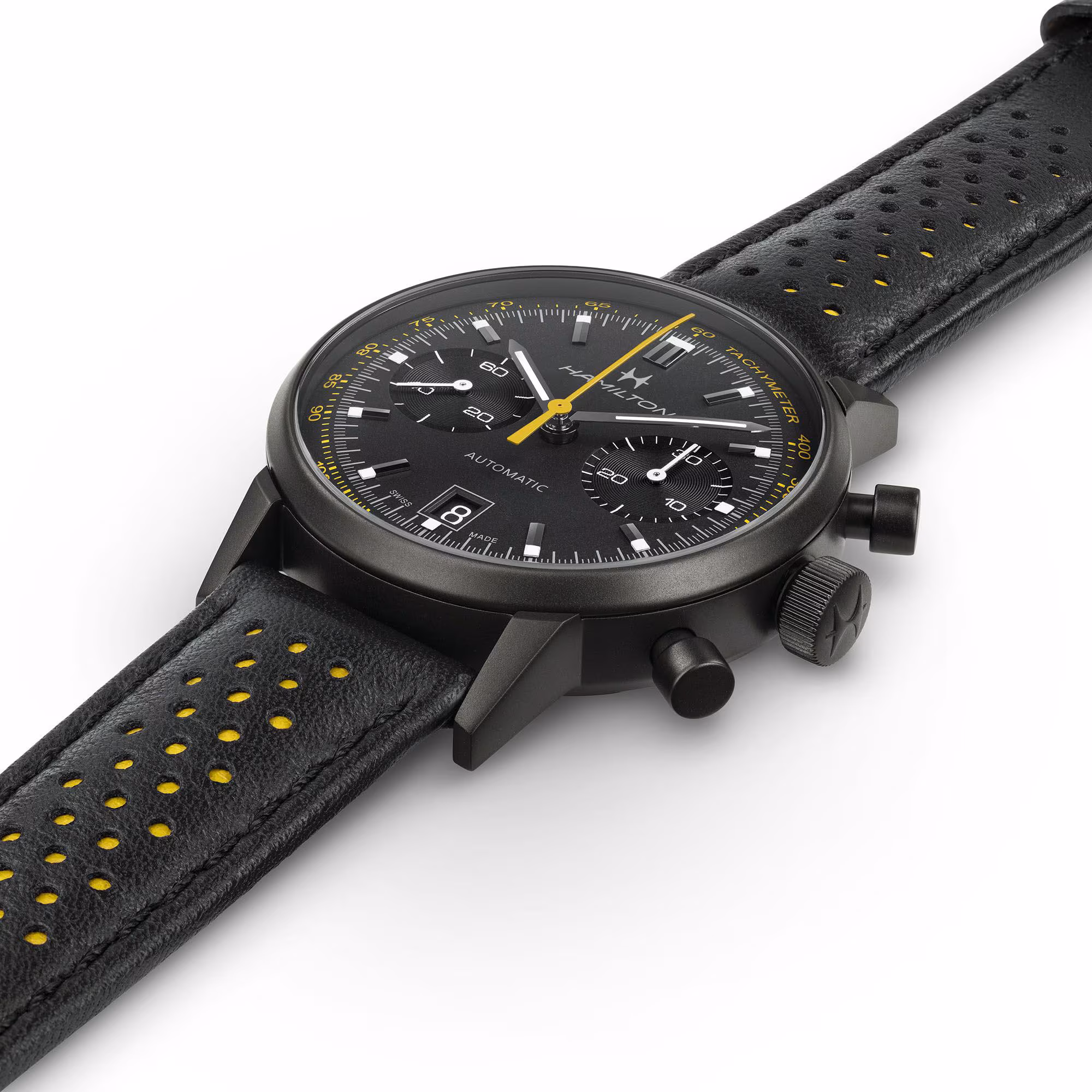 Hamilton Intra-Matic Auto Chrono 40 mm gelb H38446731