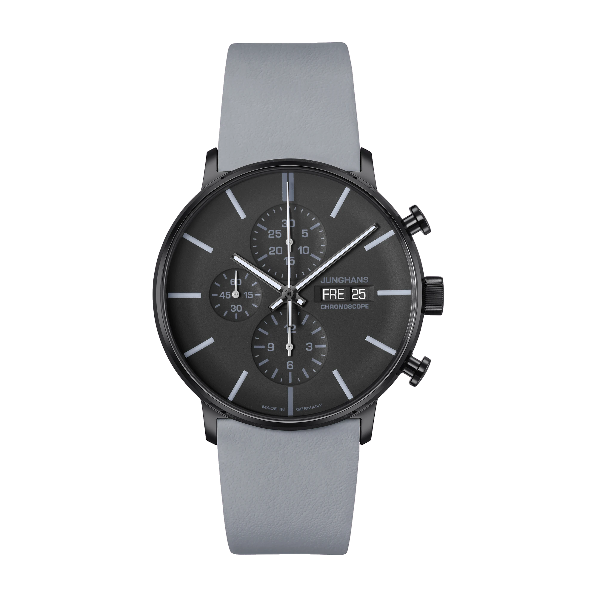 Junghans FORM A Chronoscope 027/4371.00 grau Herrenuhr