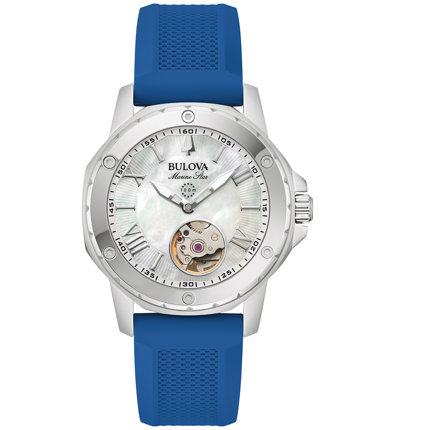 Bulova Marine Star Automatik Damenuhr 96L324