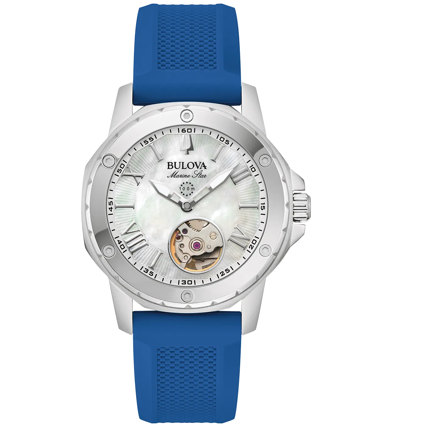 Bulova Marine Star Automatik Damenuhr 96L324