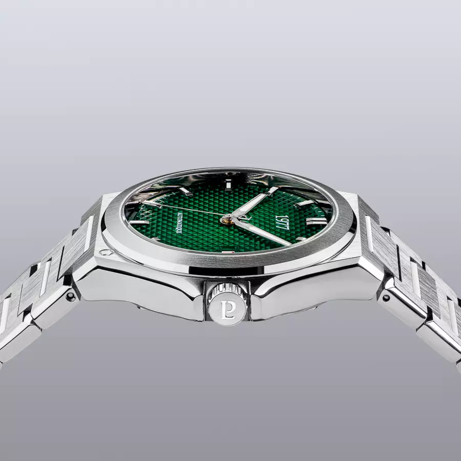 1977 ARSENE Automatique, 41 MM, Cadran Vert , Bracelet Acier 904L Herrenuhr 1977P02171