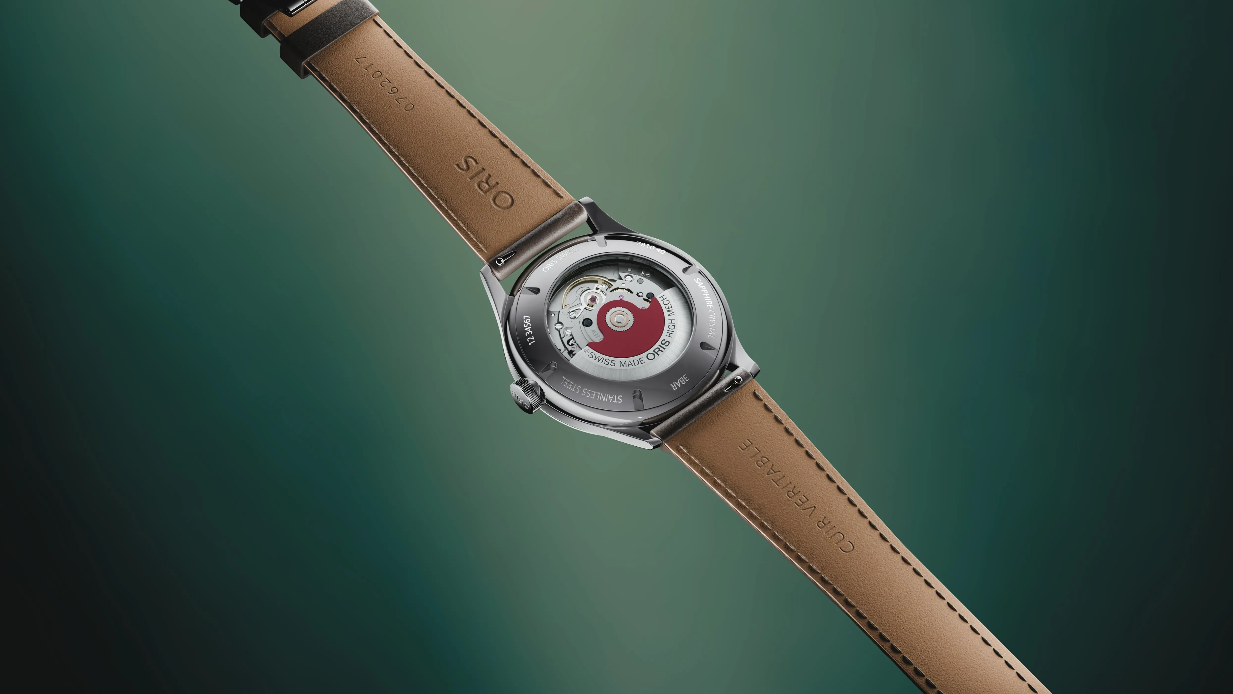 Oris Artelier Date 38mm Automatik Lederband Weiß Herrenuhr 01 733 7810 4051-07 6 20 17FC