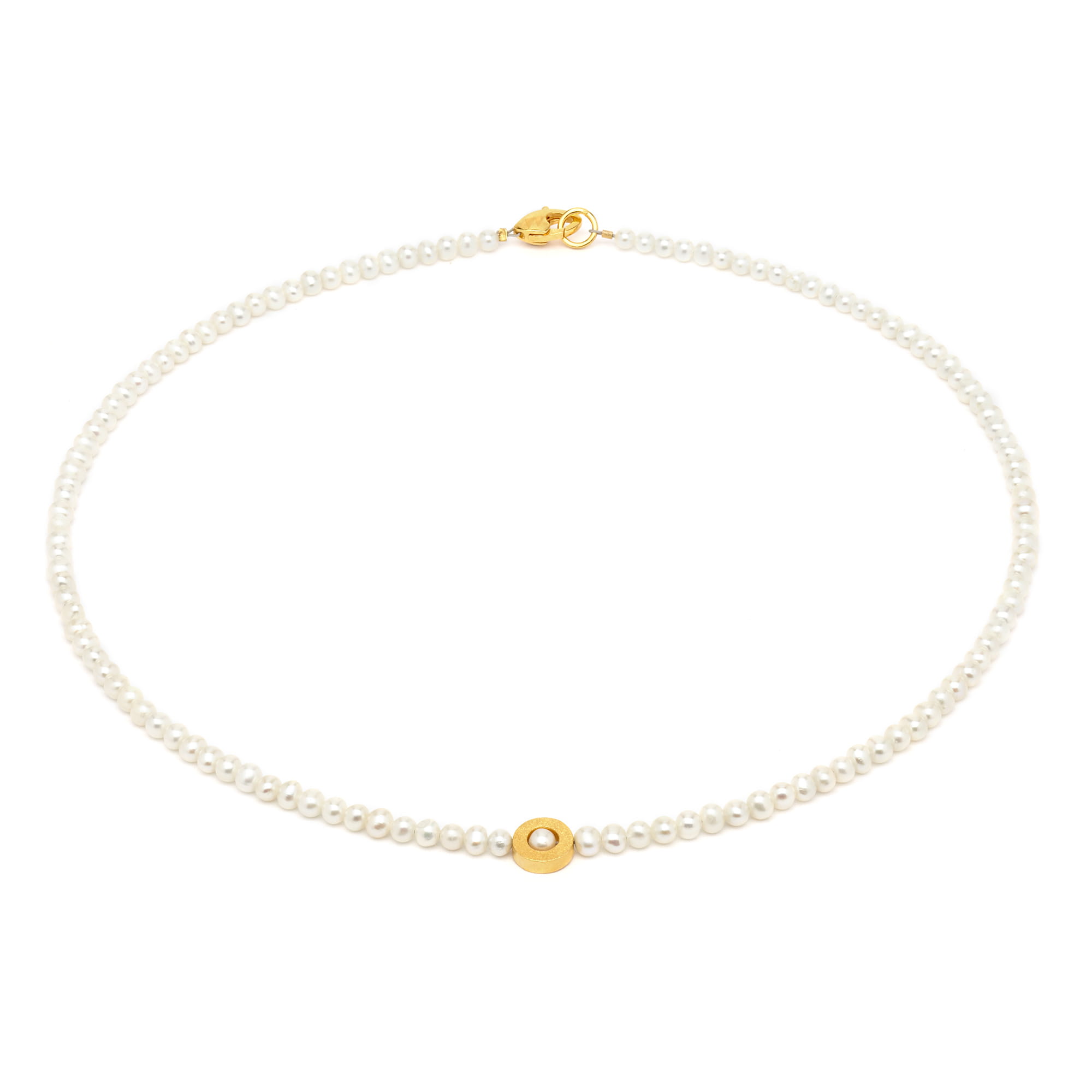 Bernd Wolf Uni Collier Süßwasserperle 925er Sterlingsilber 81810656-V46