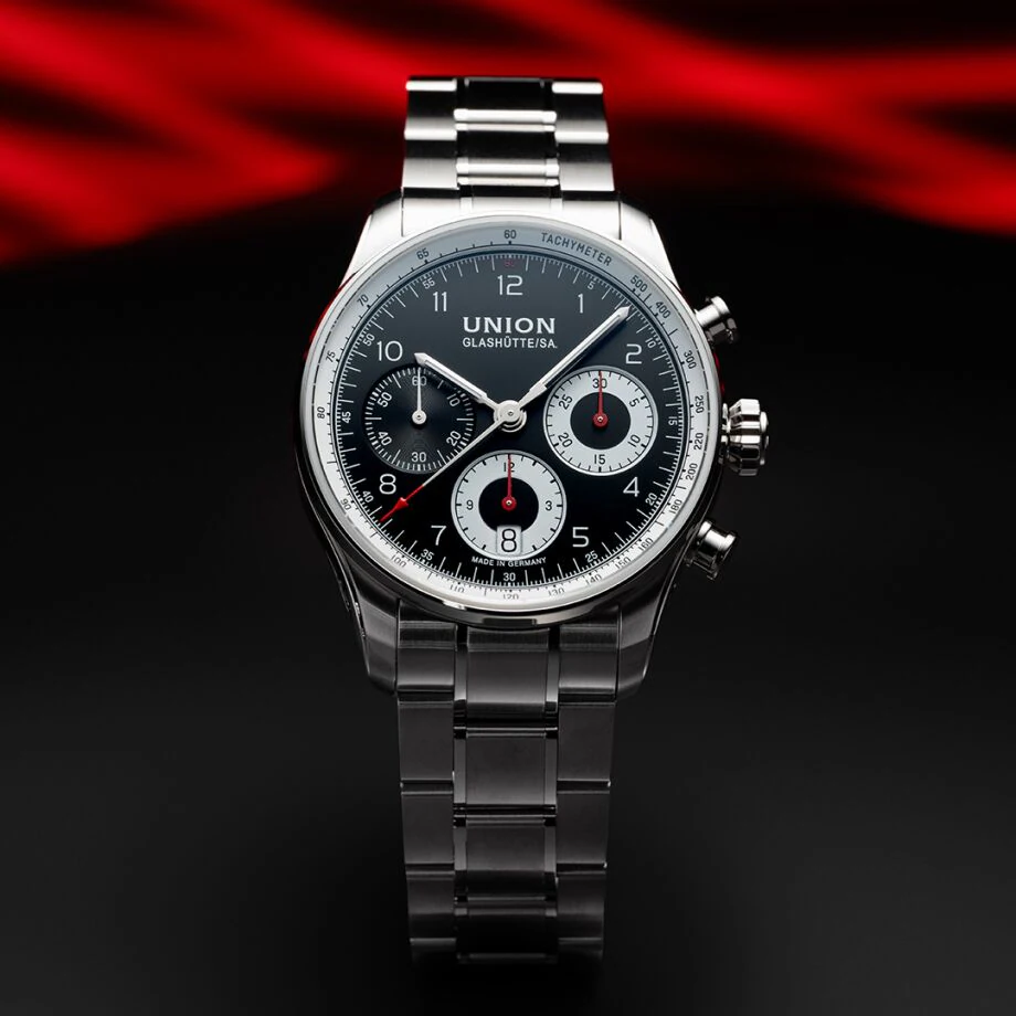 Union Glashütte Belisar Chronograph 40mm, Automatik Herrenuhr D009.227.11.052.00