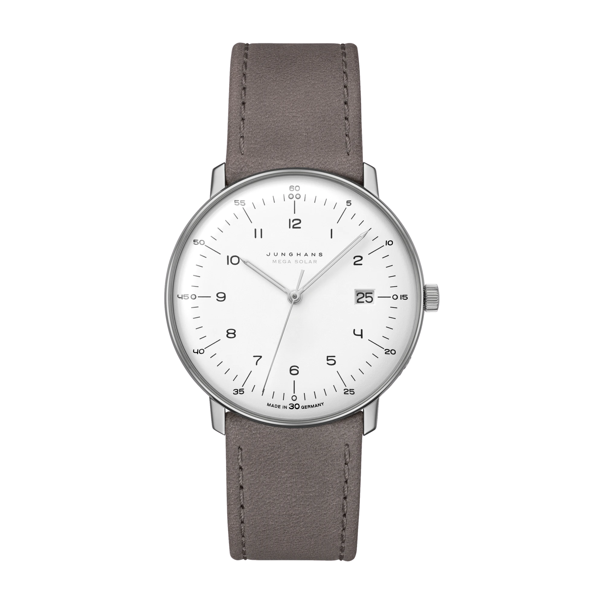Junghans max bill MEGA Solar Saphirglas Herrenuhr 059/2021.02