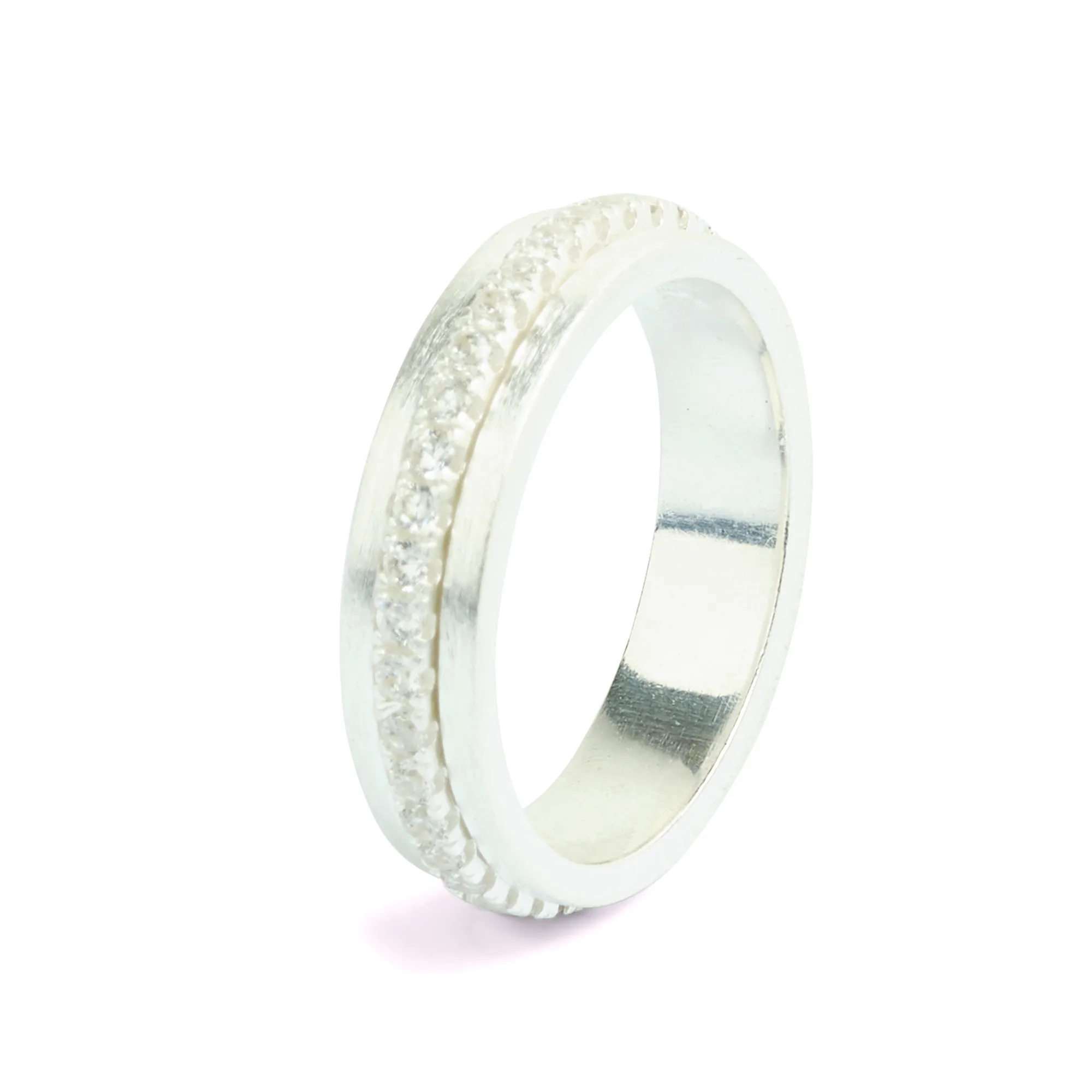 Bernd Wolf Turnaround Ring Zirkonia 925er Sterlingsilber, Gr. 56, 54051154-056