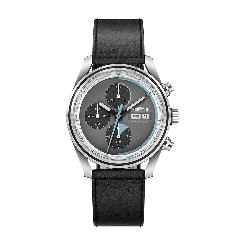 Fortis Stratoliner S-41 Cosmic Gray Herrenuhr F2340016