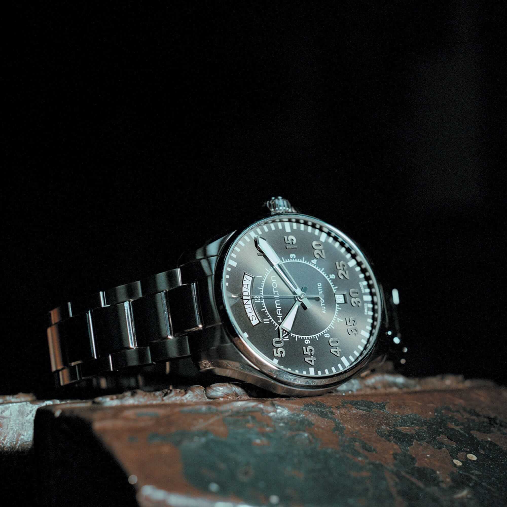 Hamilton Khaki Pilot Day Date Automatik H64615135 Herrenuhr