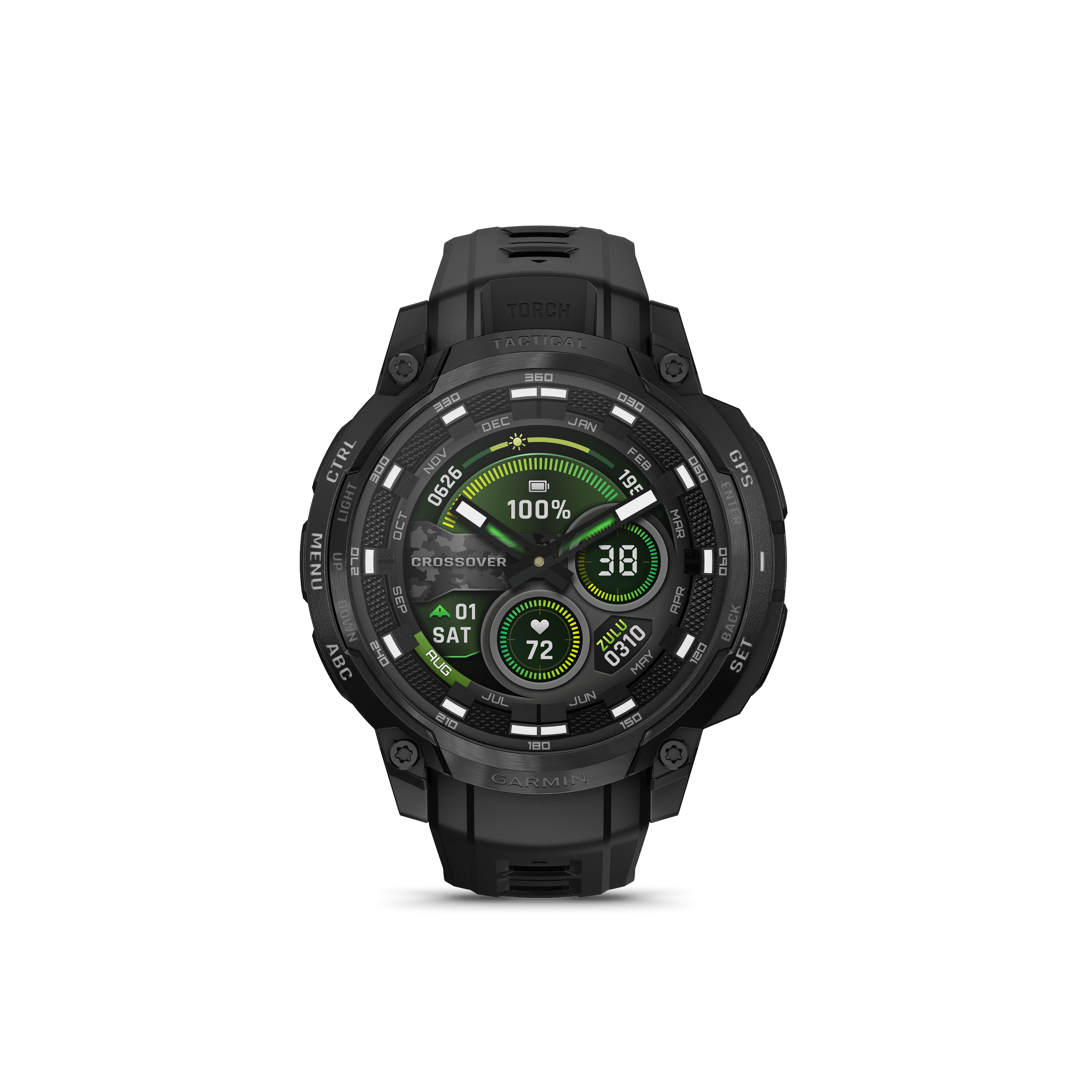 Garmin Instinct® Crossover AMOLED - Tactical Edition
Schwarz Herrenuhr 010-03398-02