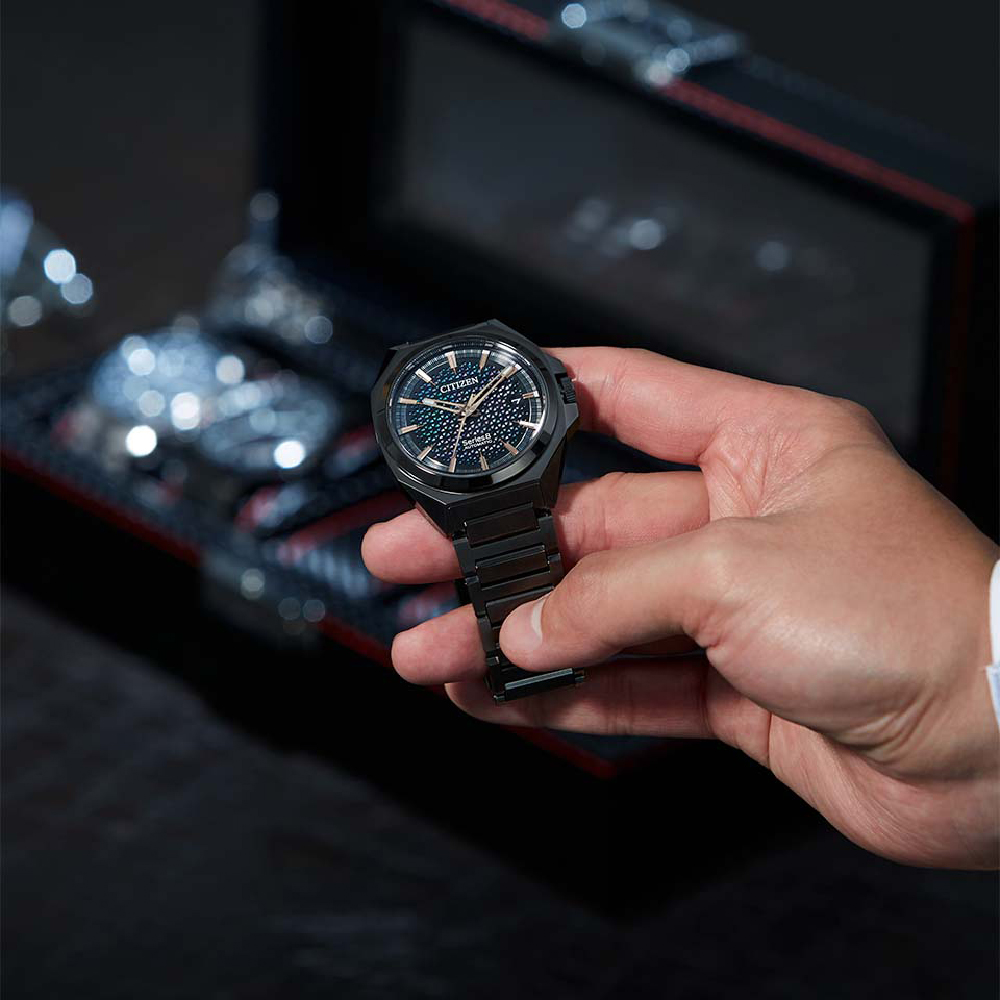 Citizen Herrenuhr Series 8 schwarz Automatik NA1015-81Z