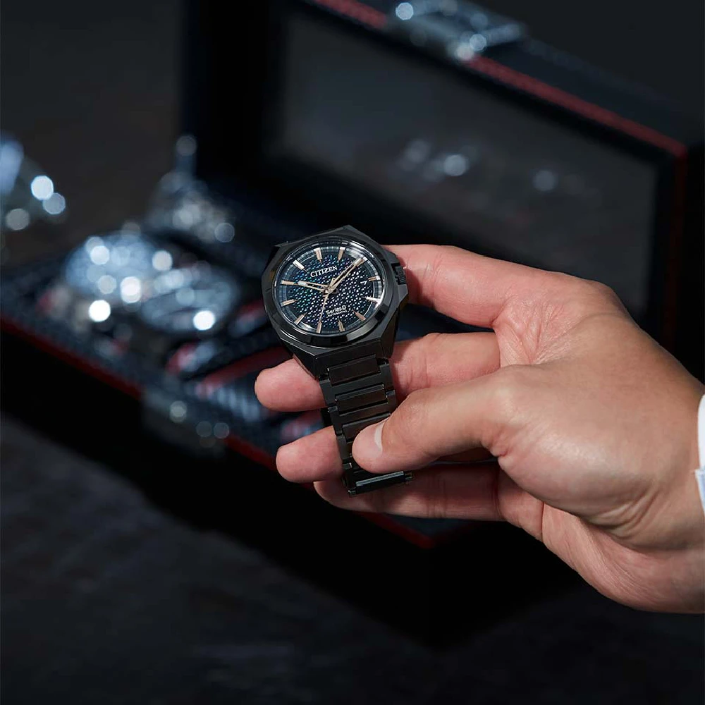 Citizen Herrenuhr Series 8 schwarz Automatik NA1015-81Z