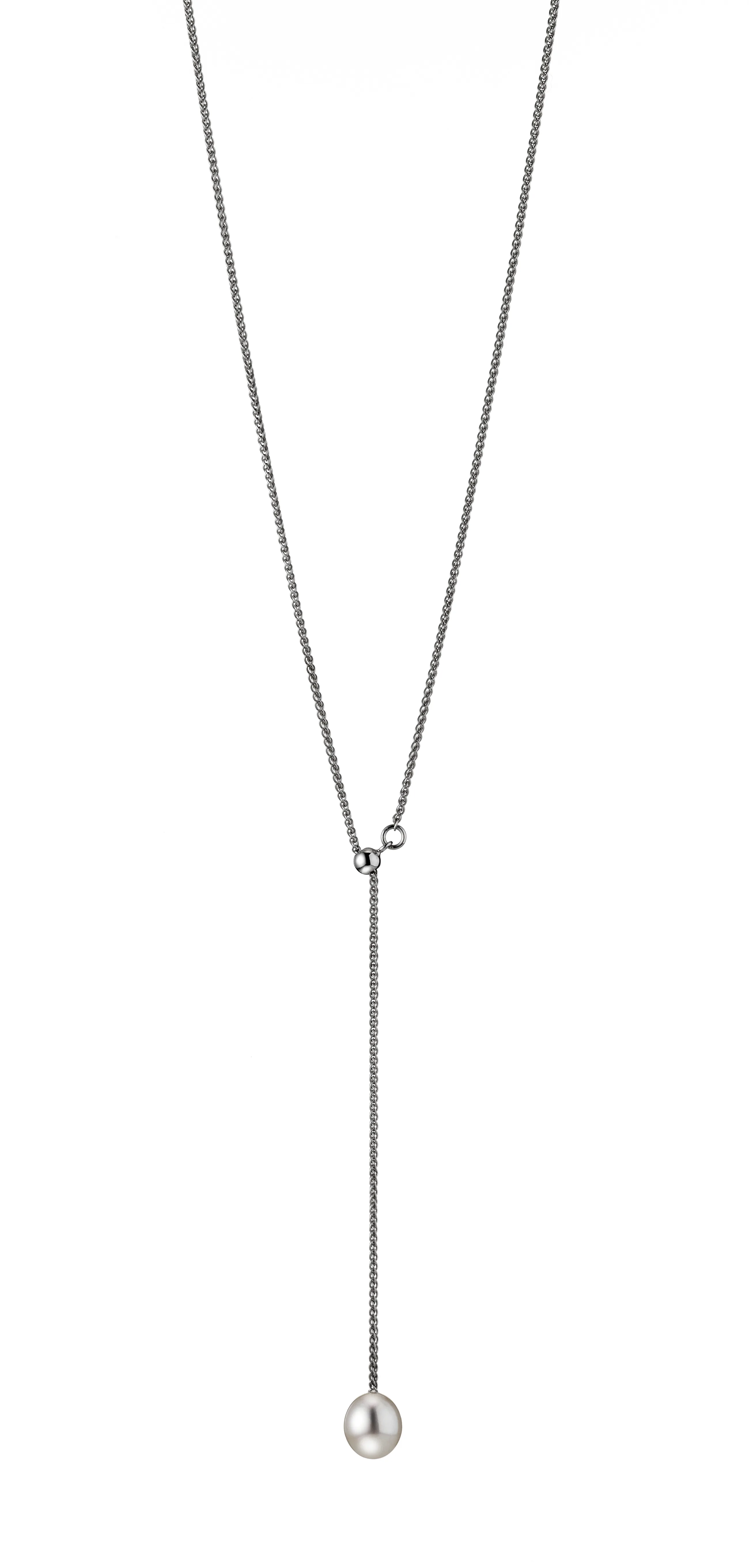 Adriana Y-Collier Süßwasser weiss Tropfen Länge 54 cm L27