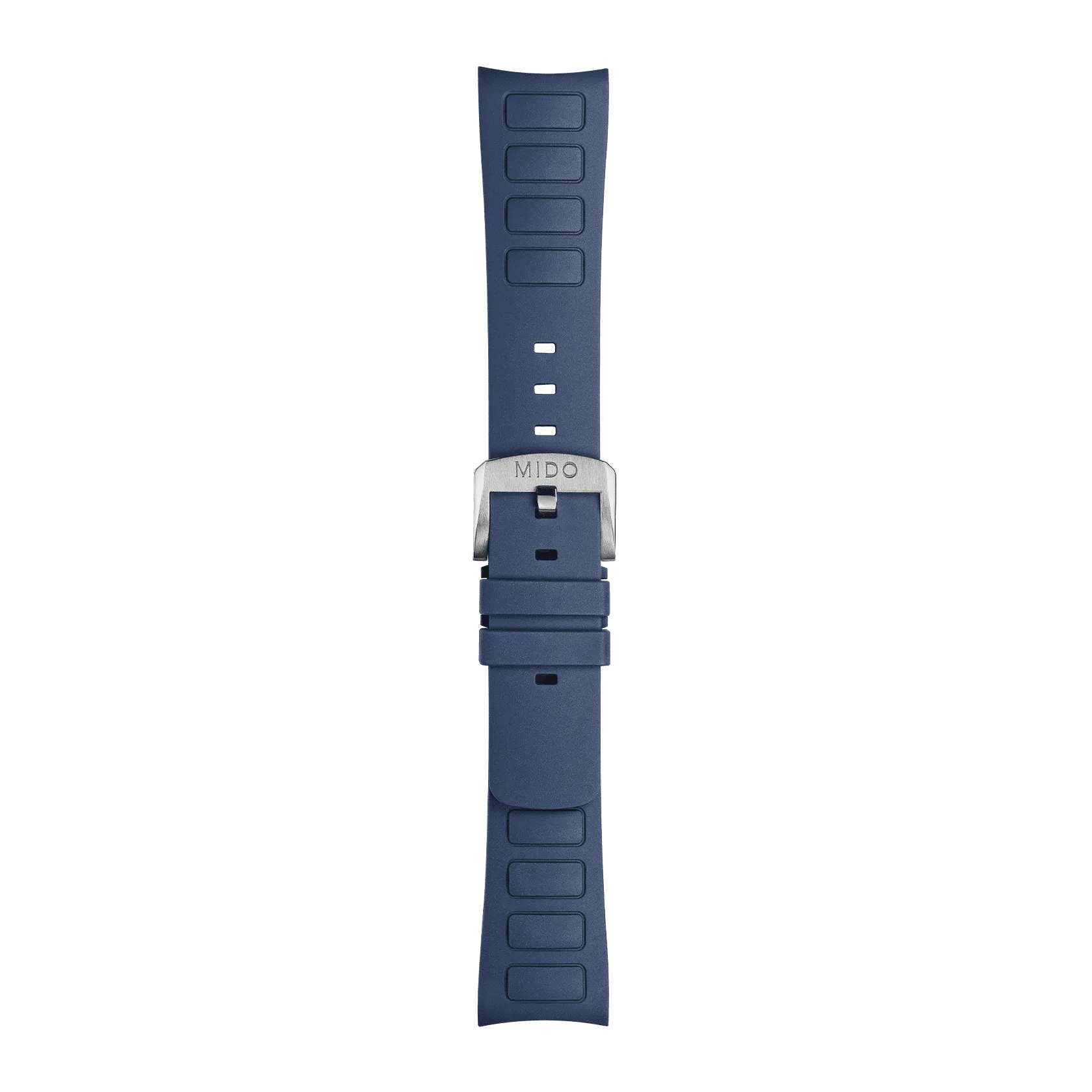 Mido TV Ersatzarmband Kautschuk Blau 22 mm M852018728