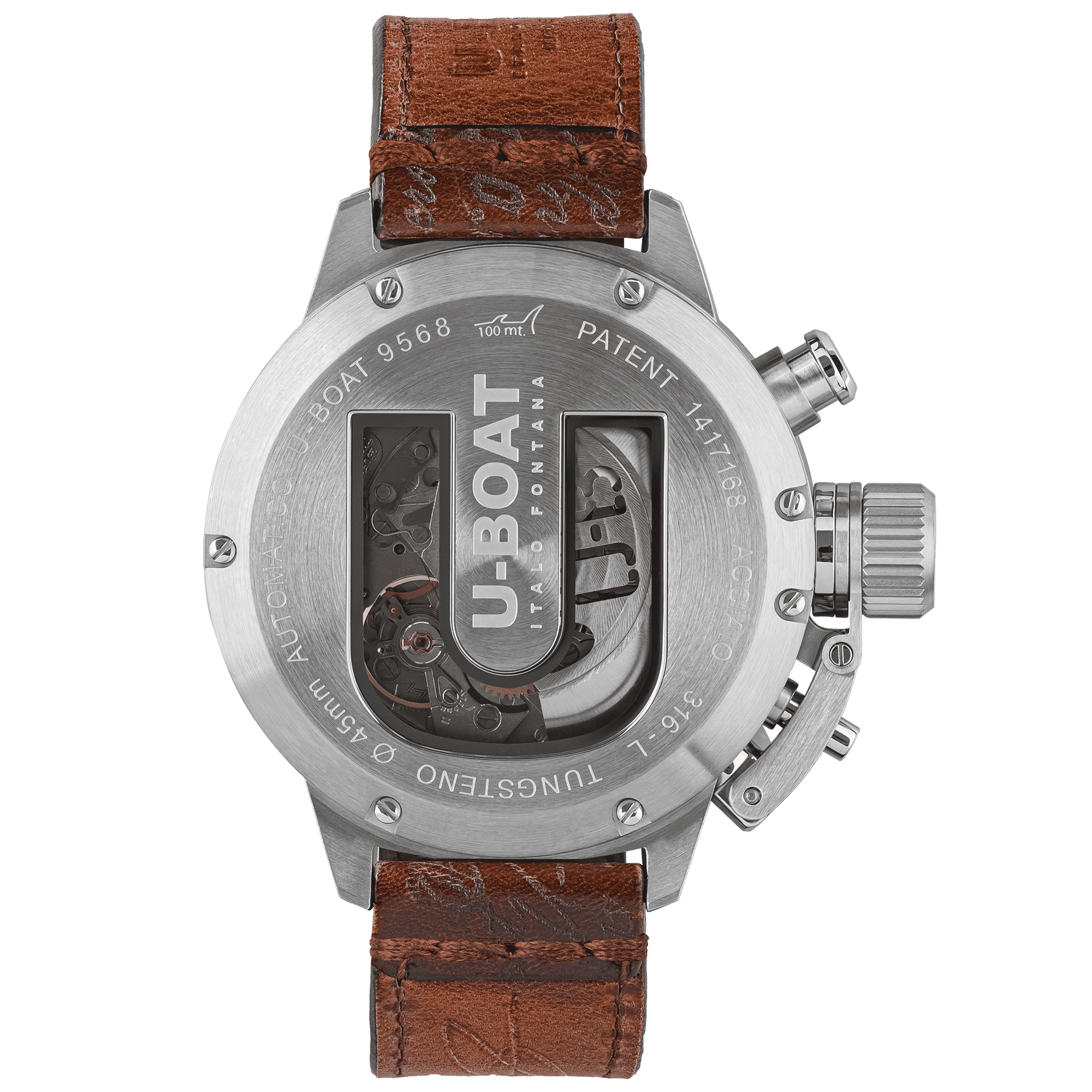 U-Boat CLASSICO 45 TUNGSTENO CAS2 Herrenuhr 9568