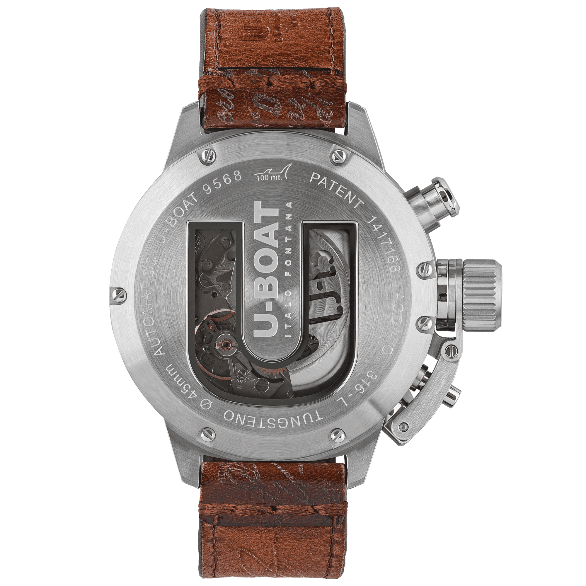 U-Boat CLASSICO 45 TUNGSTENO CAS2 Herrenuhr 9568