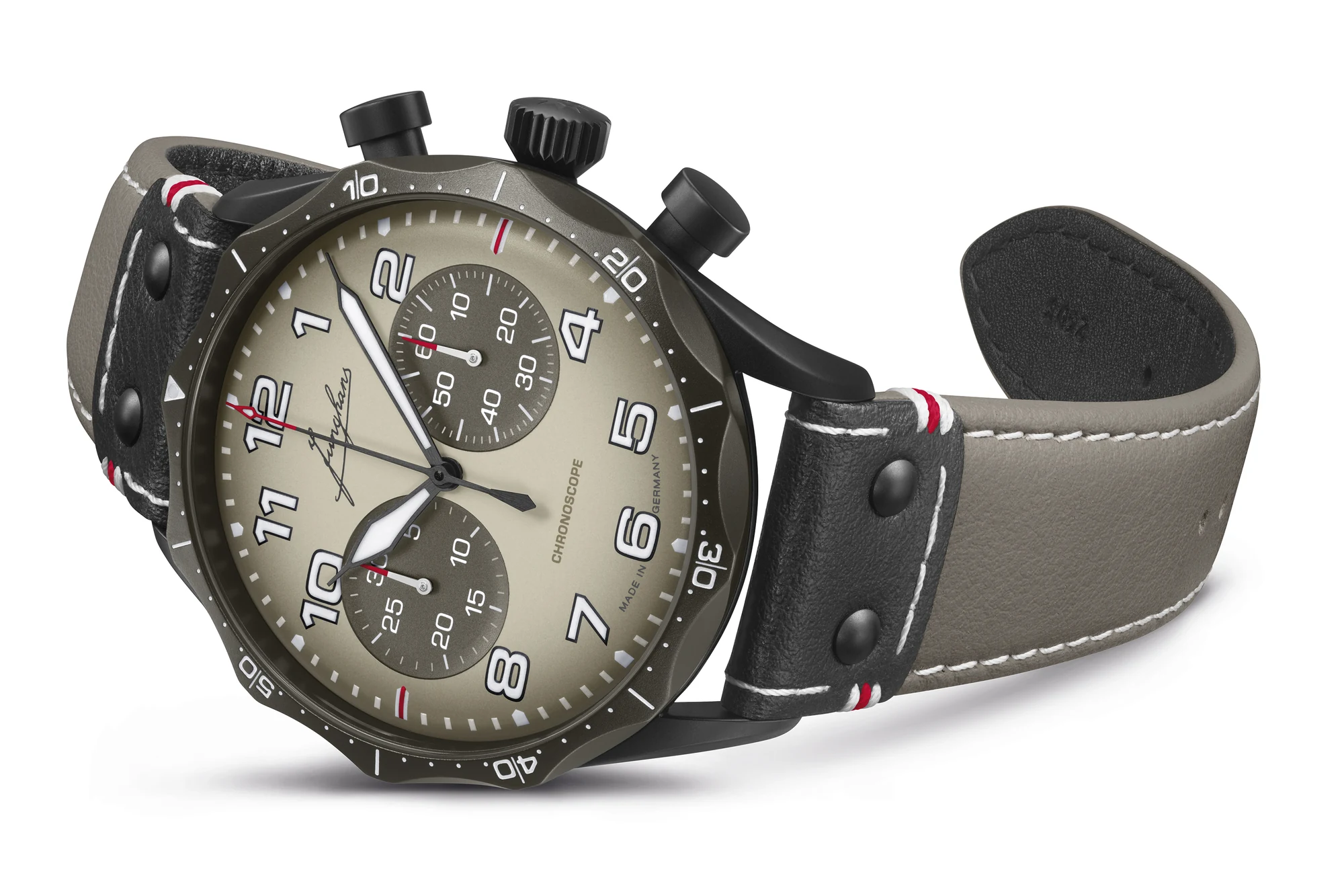 Junghans Meister Pilot Chronoscope Herrenuhr 27-3398.00