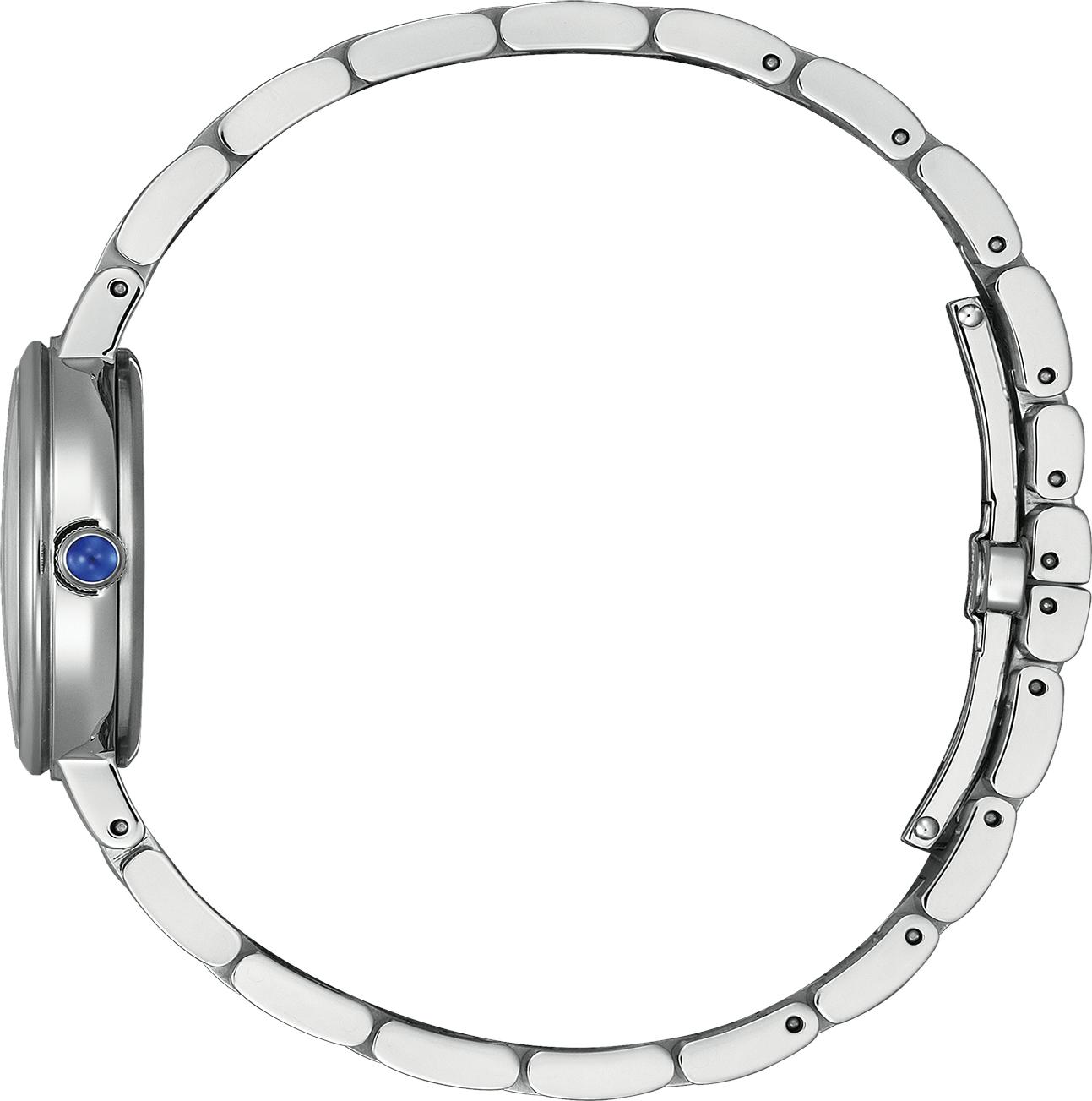 Citizen Analog Quartz, Eco-Drive, Edelstahlband, 27,7 mm Gehäusedurchmesser Damenuhr EM0990-81A