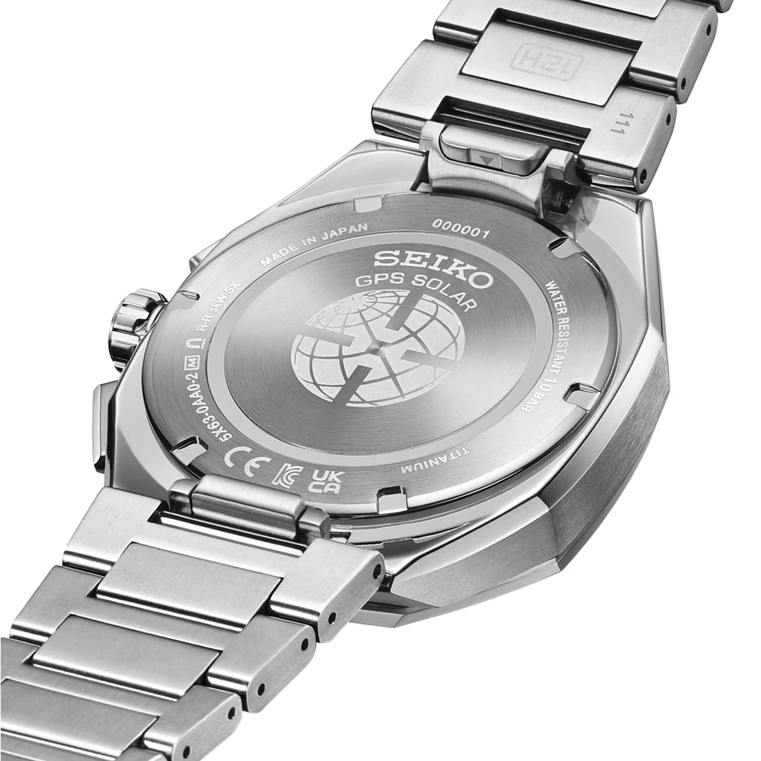 Seiko ASTRON Automatik 3 Zeiger 43mm, Titan, Faltschließe mit Feinverstellung Herrenuhr HAB002J1