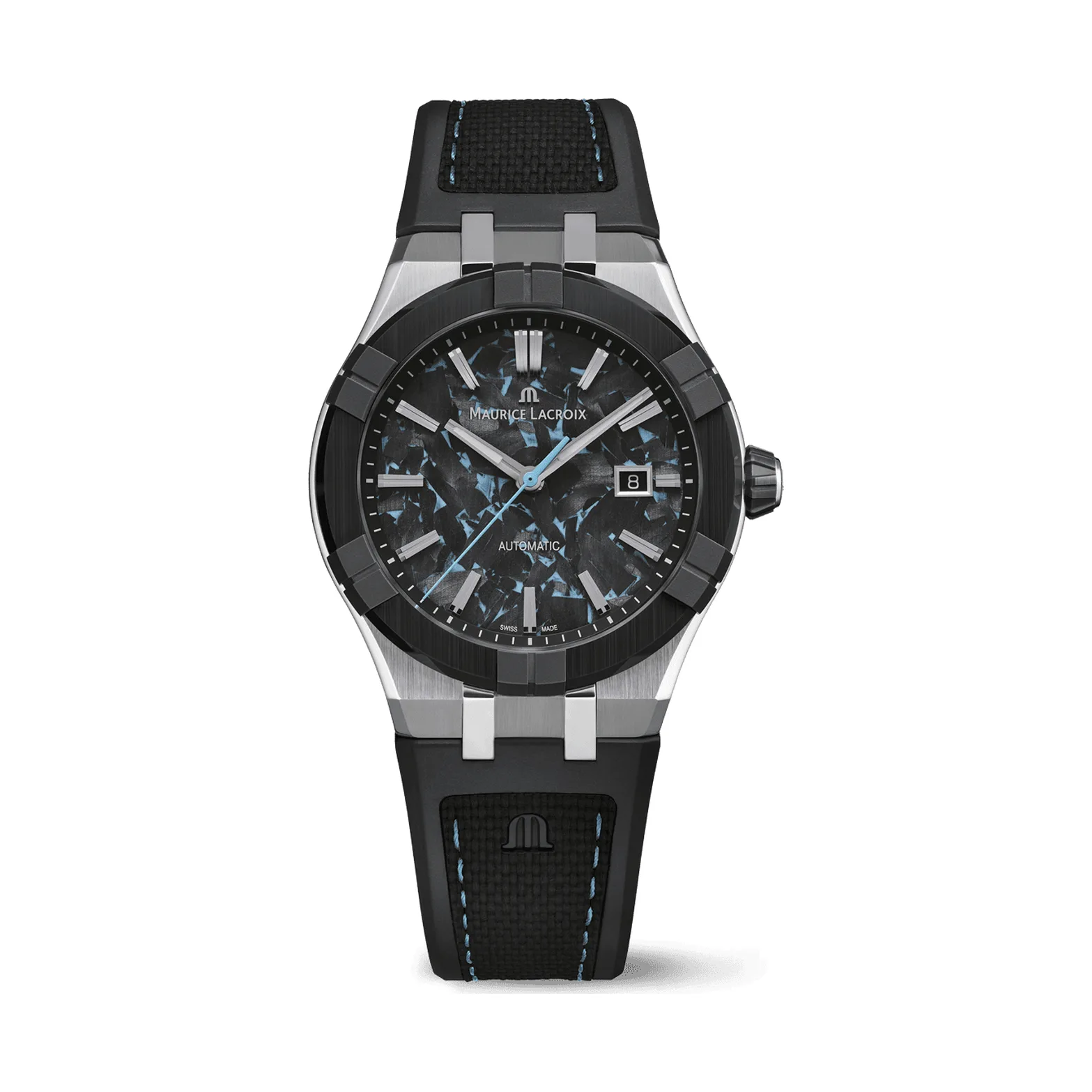 Maurice Lacroix Aikon-IC Frozen Carbon Hellblau 43 mm Herrenuhr AC6008-SSL20-430-2