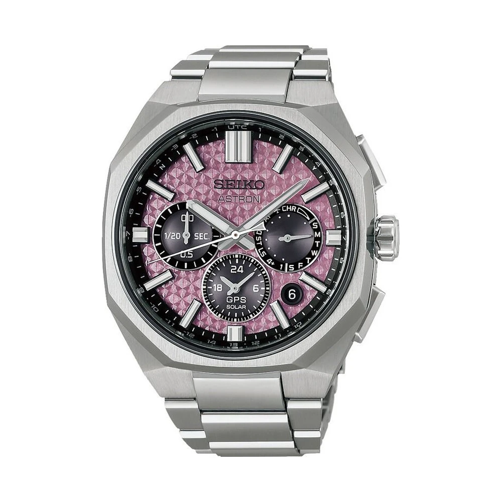 Seiko Astron GPS Solar 2026 Limited Edition Crystal Pink, Limitiert auf 1200 Stück Herrenuhr HAB006J1