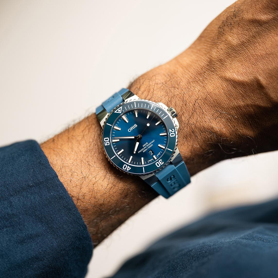 Oris Aquis Date Automatik Herrenuhr , 01 733 7787 4135-07 4 22 35FC