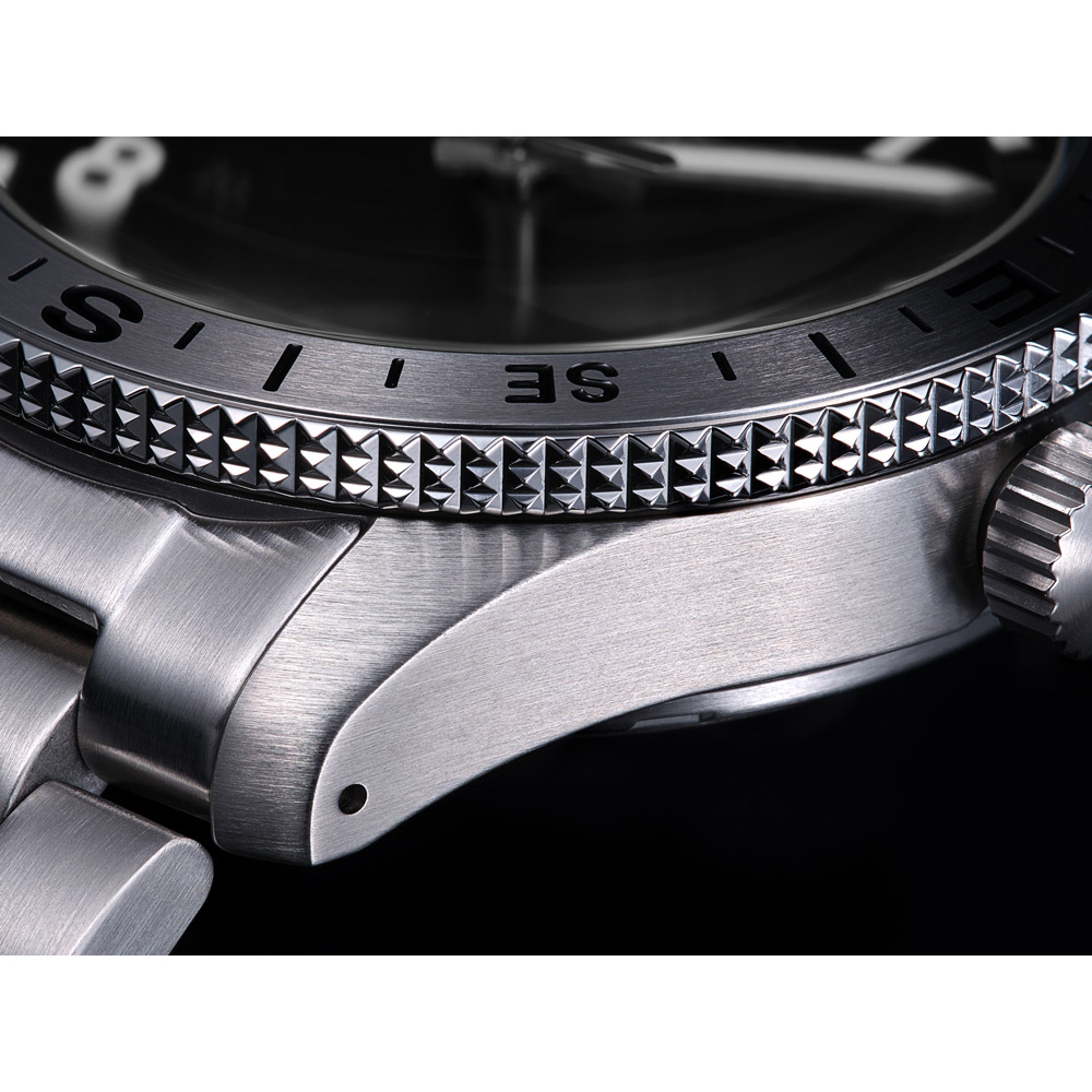 Seiko 5 Sports Field series 41mm, Edelstahl, Automatik, Schwarz Herrenuhr HDB006K1