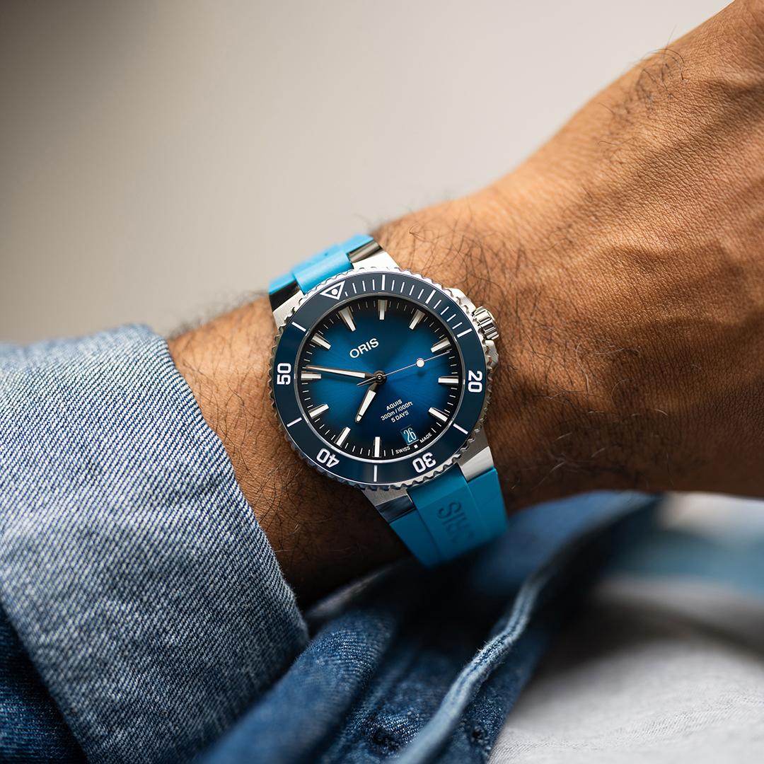 Oris Herrenuhr Aquis 01 400 7790 4135-07 4 23 45EB