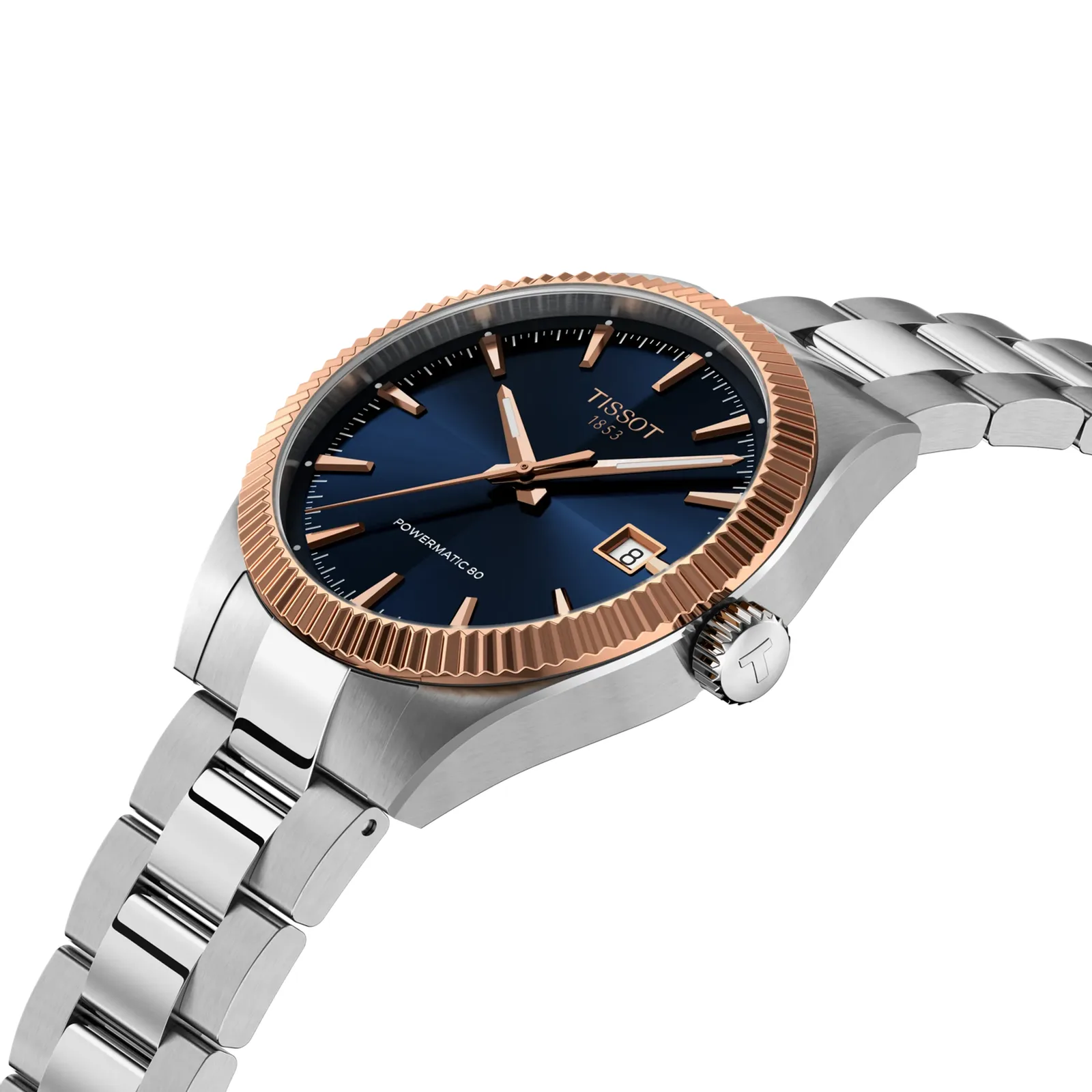 Tissot Gentleman Automatik 38 mm Blau Herrenuhr T934.807.41.041.00